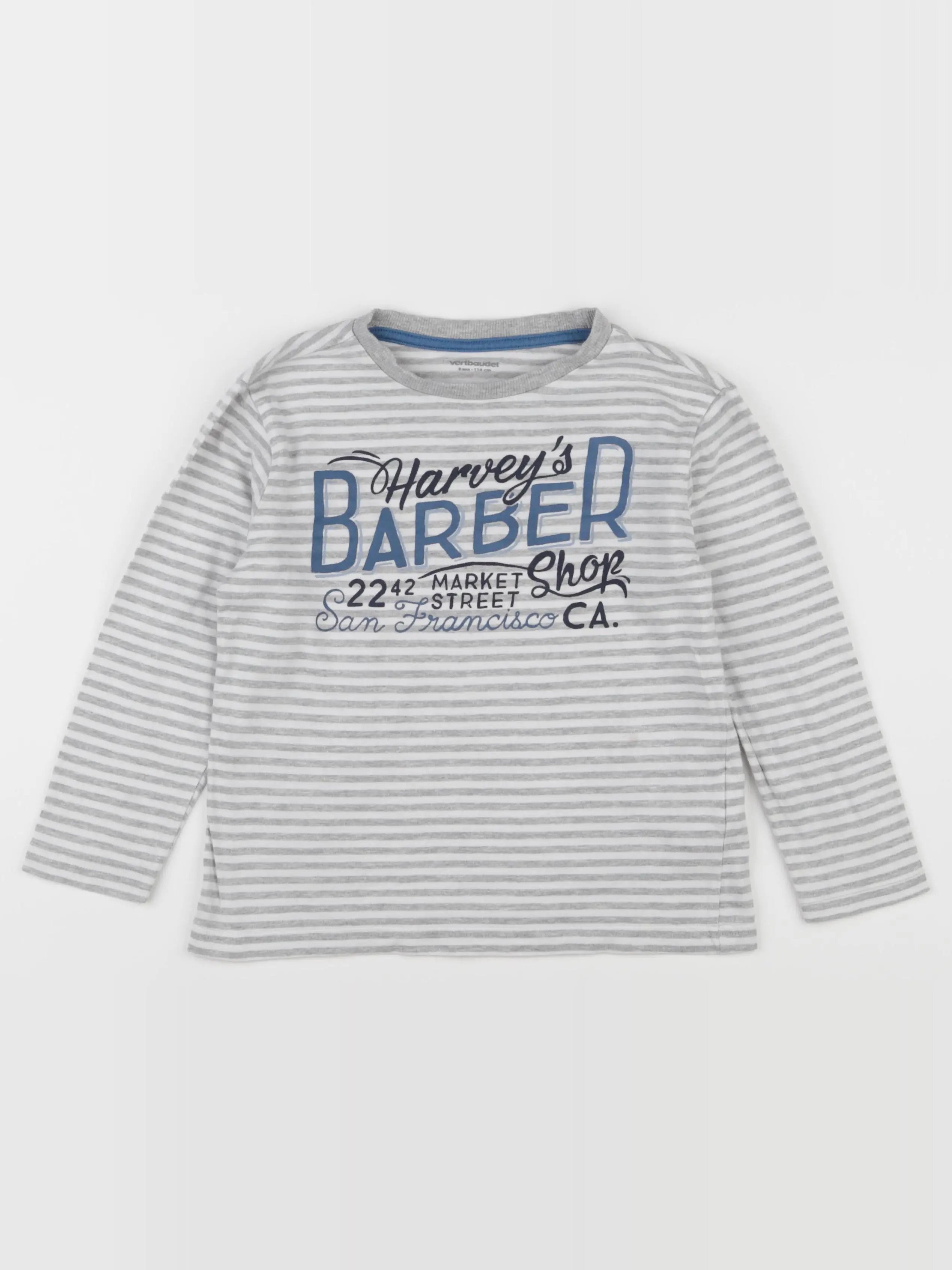 Vertbaudet - tee-shirt gris - 6 ans