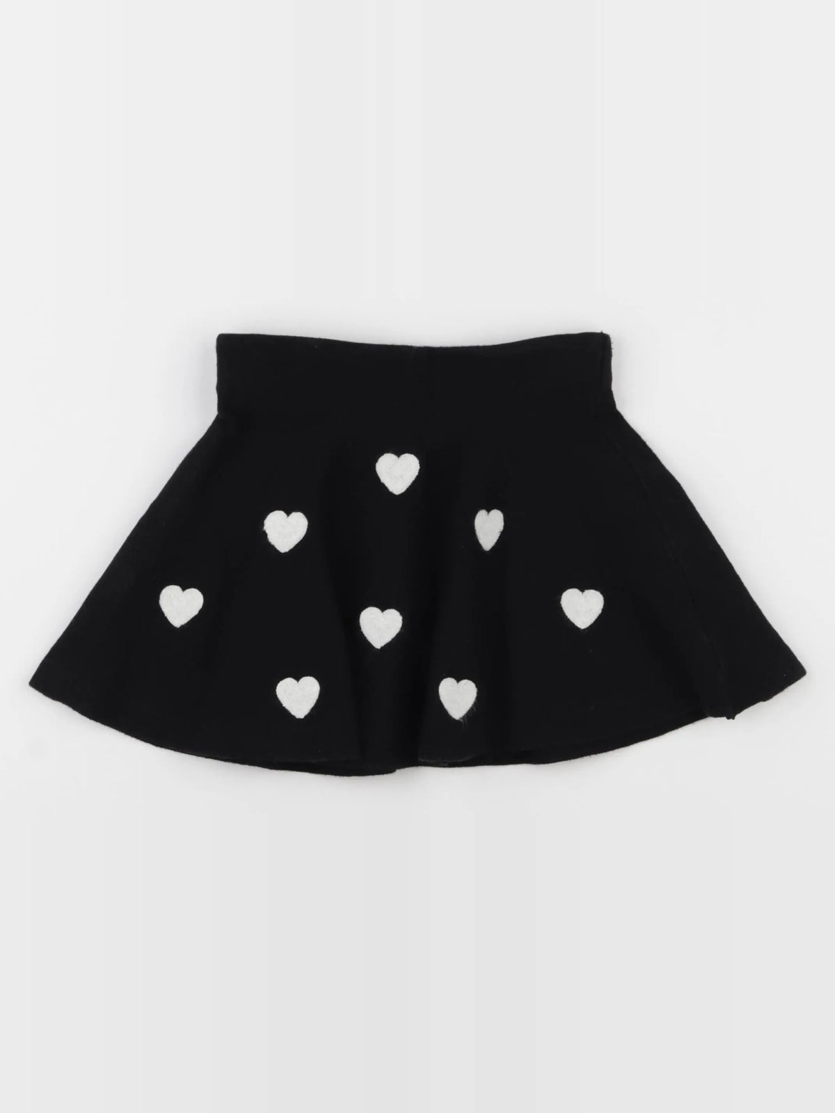 H&M - jupe noir, blanc - 2/4 ans