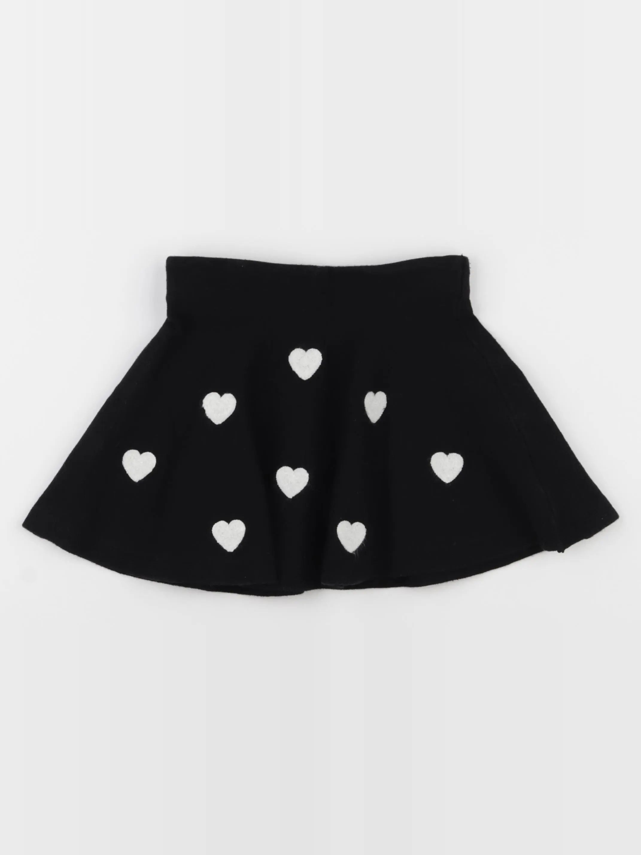 H&M - jupe noir, blanc - 2/4 ans