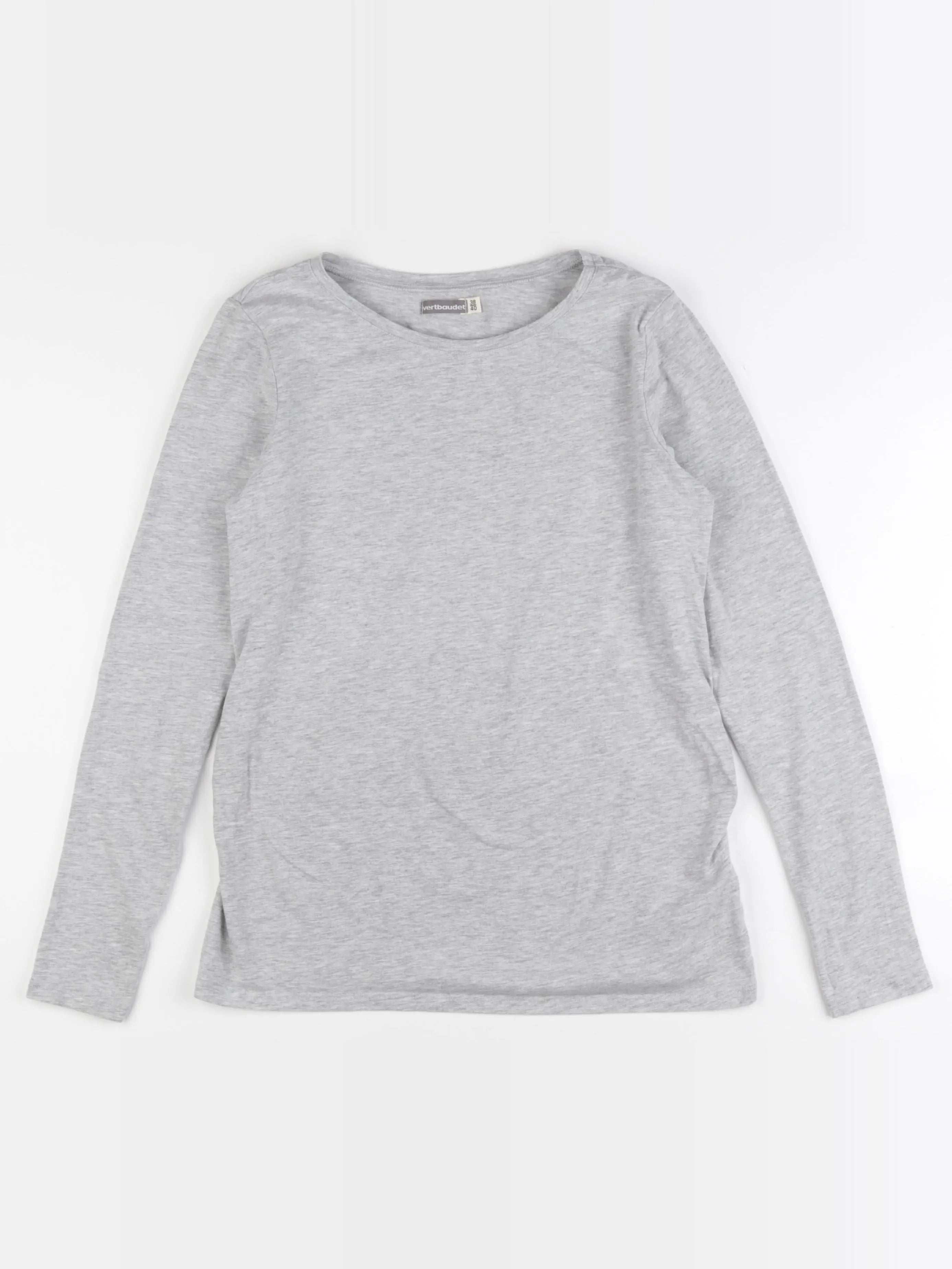 Vertbaudet - tee-shirt grossesse gris - 38 à 40