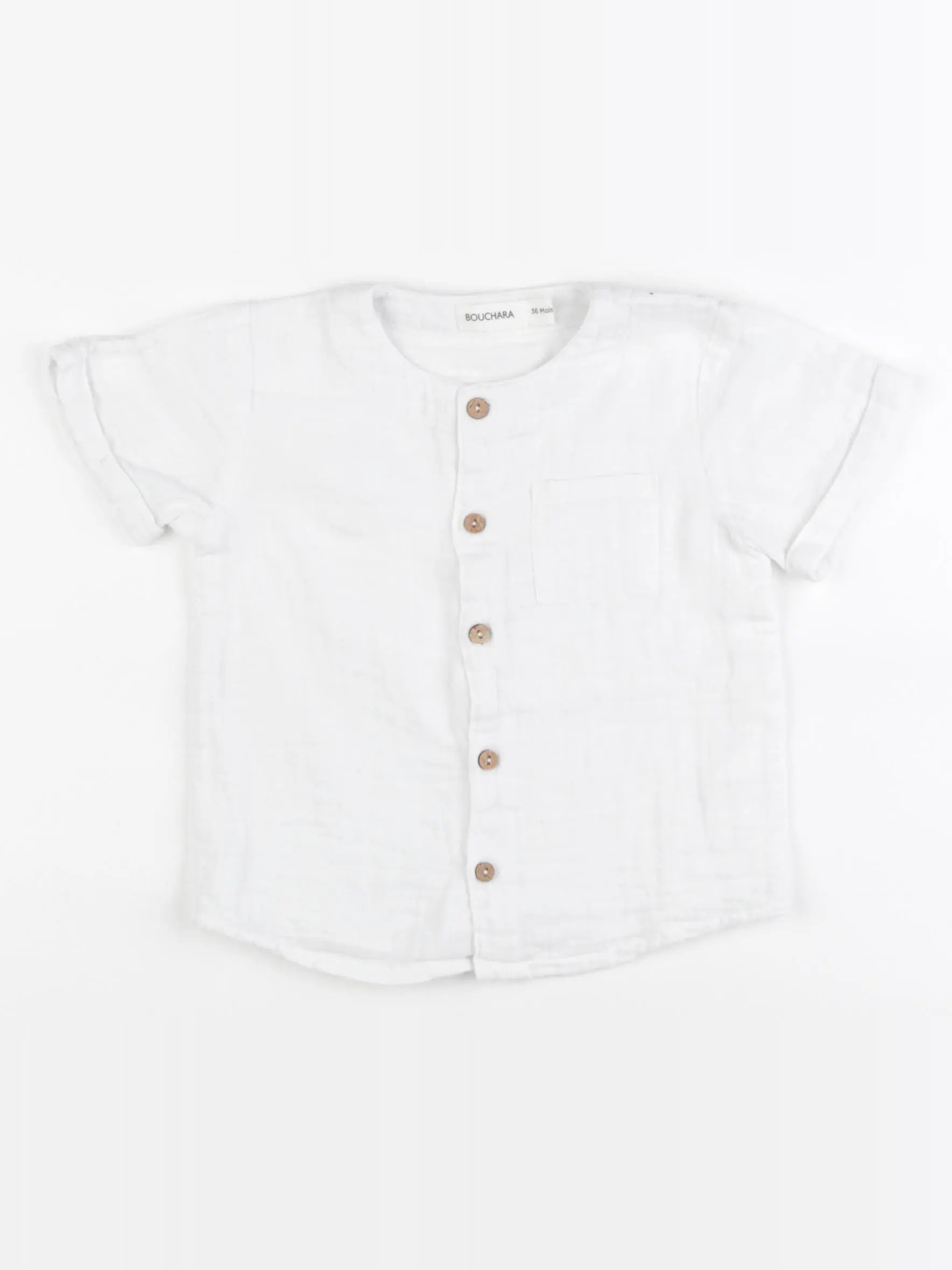 Bouchara - chemise blanc - 36 mois