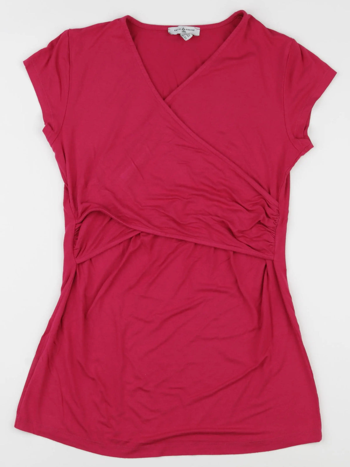 Envie de fraise - tee-shirt grossesse rose - 38 à 40