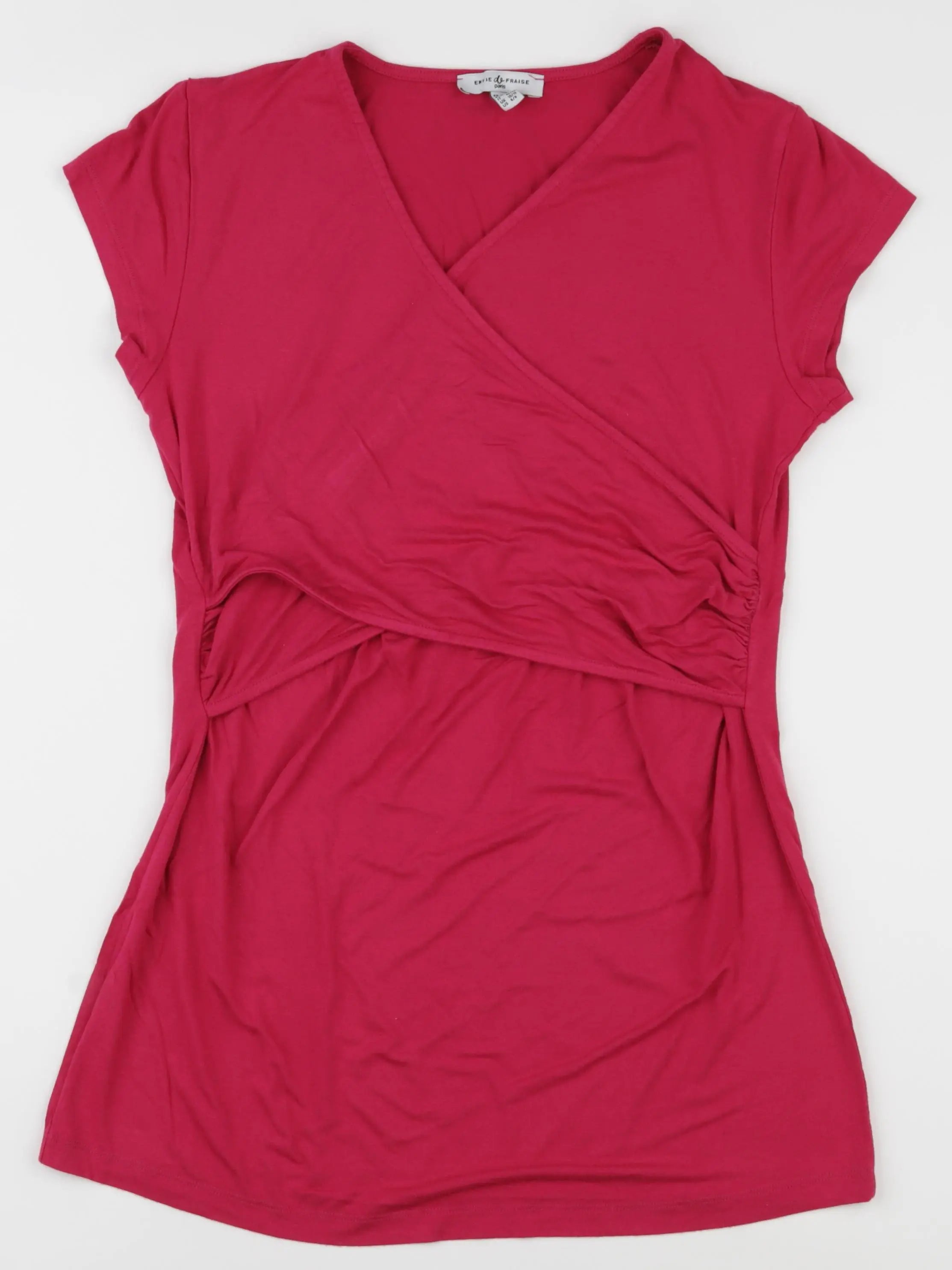 Envie de fraise - tee-shirt grossesse rose - 38 à 40