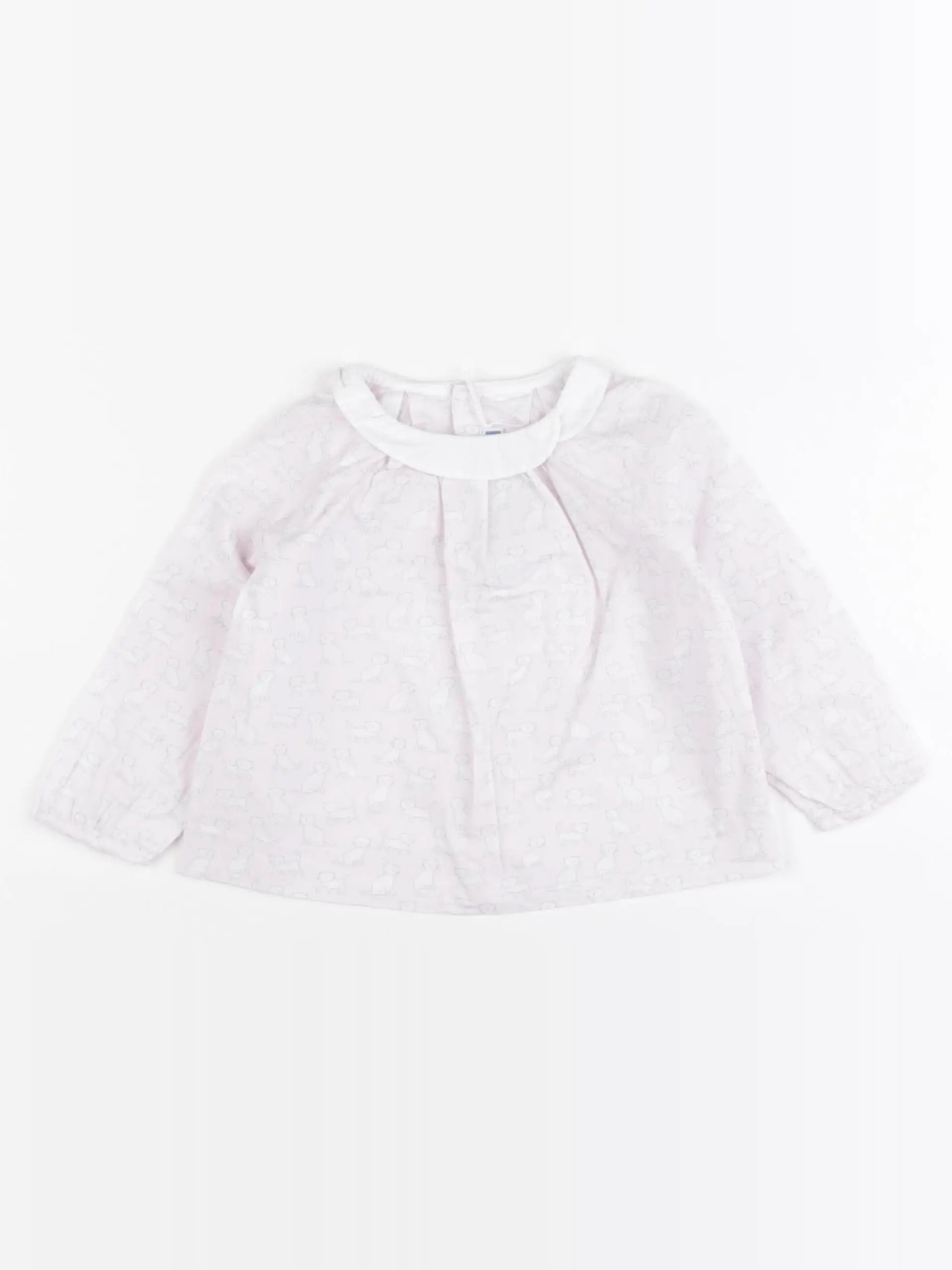 Jacadi - blouse rose - 12 mois