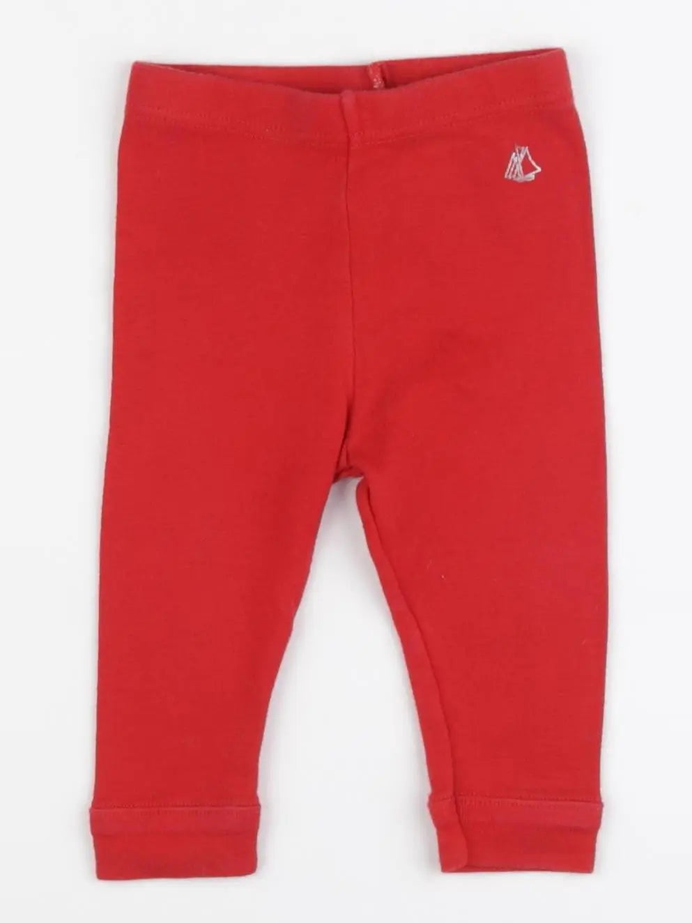 Petit Bateau - legging rouge - 6 mois