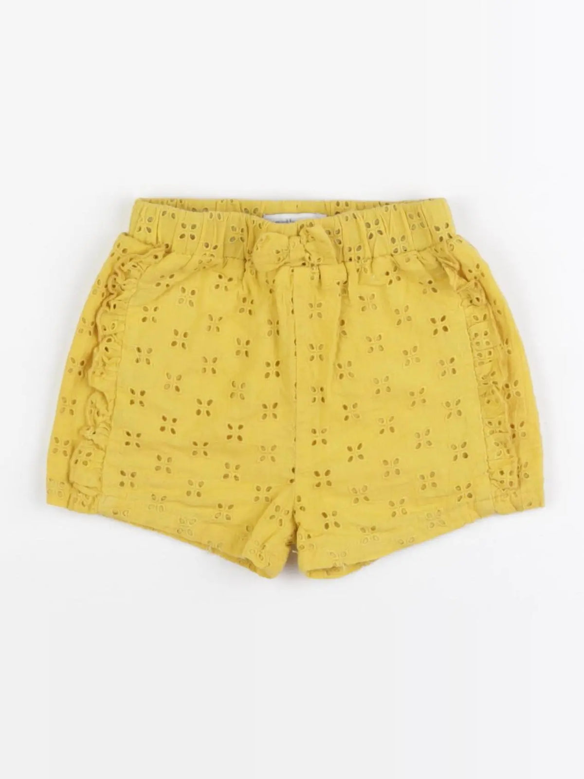 Vertbaudet - short jaune - 18 mois