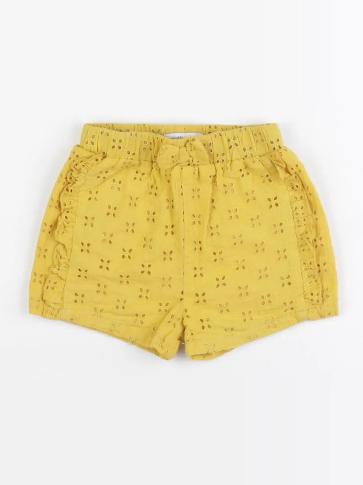 Vertbaudet - short jaune - 18 mois