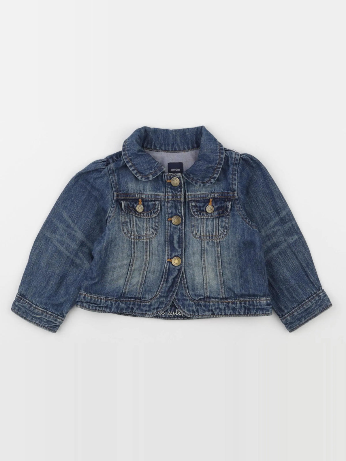 GAP - veste bleu - 12/18 mois