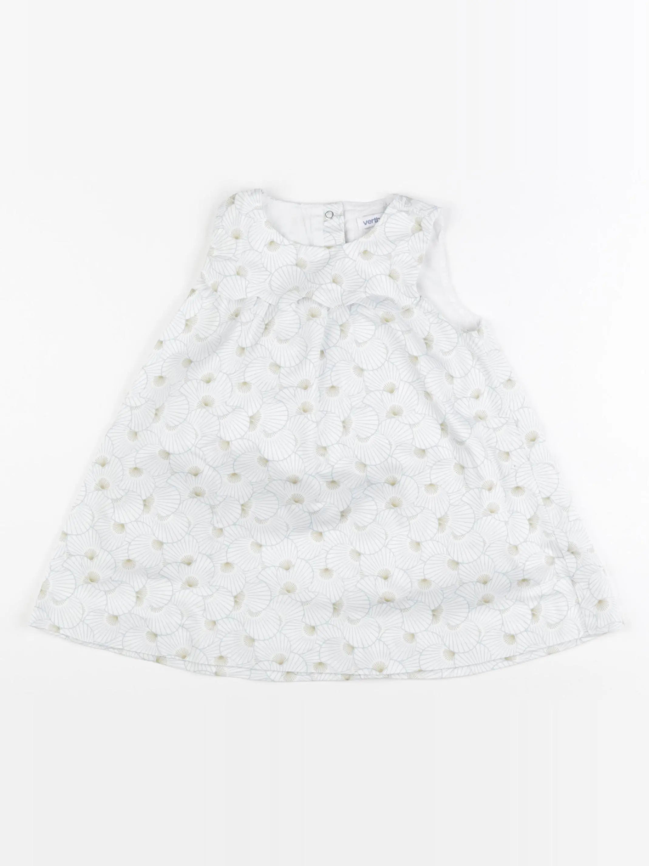 Vertbaudet - robe blanc - 24 mois