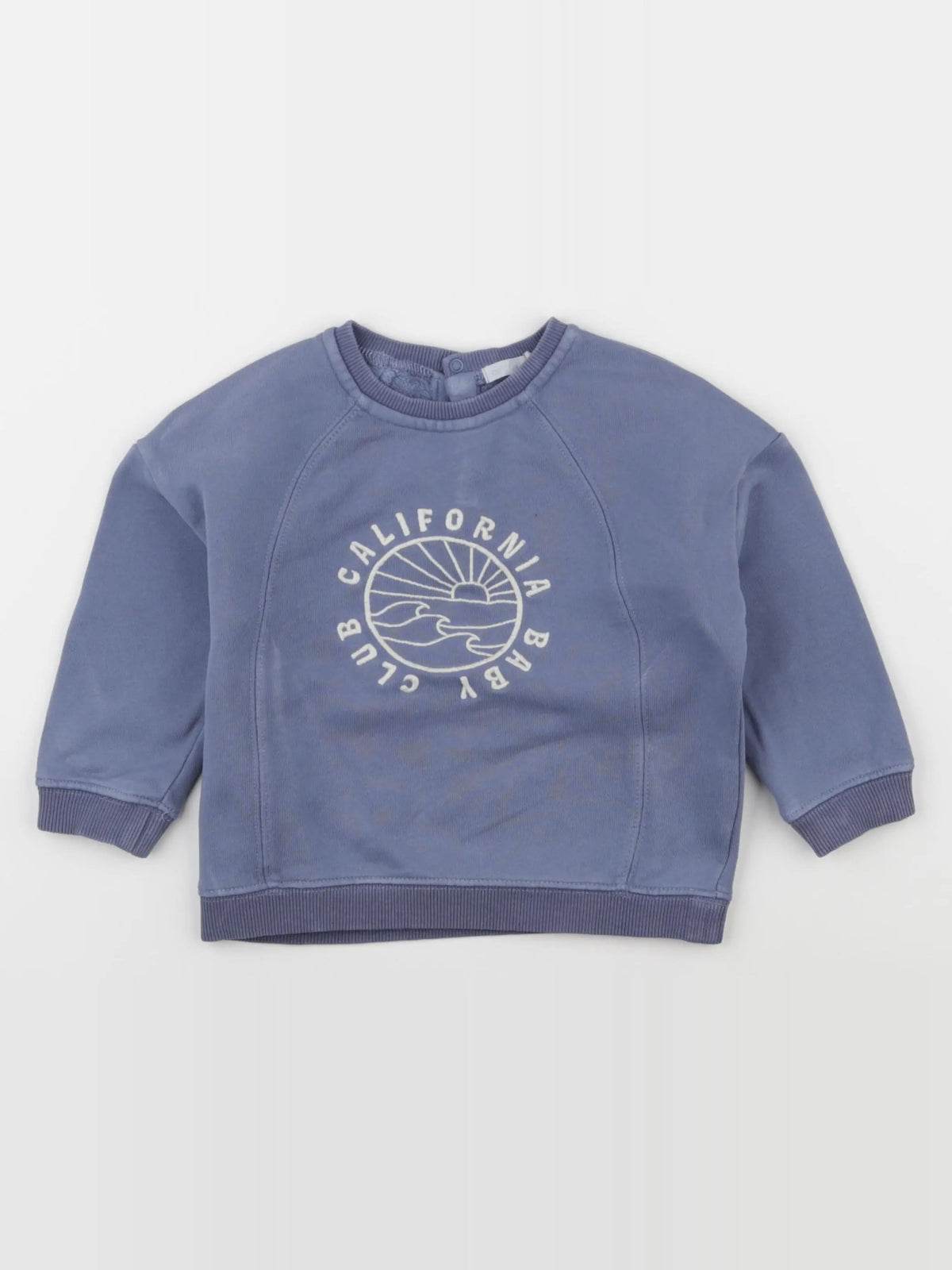 Boutchou - sweat bleu - 24 mois