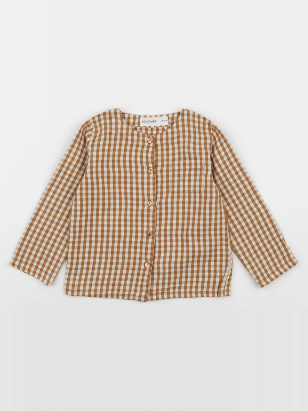 Bouchara - chemise marron - 18 mois