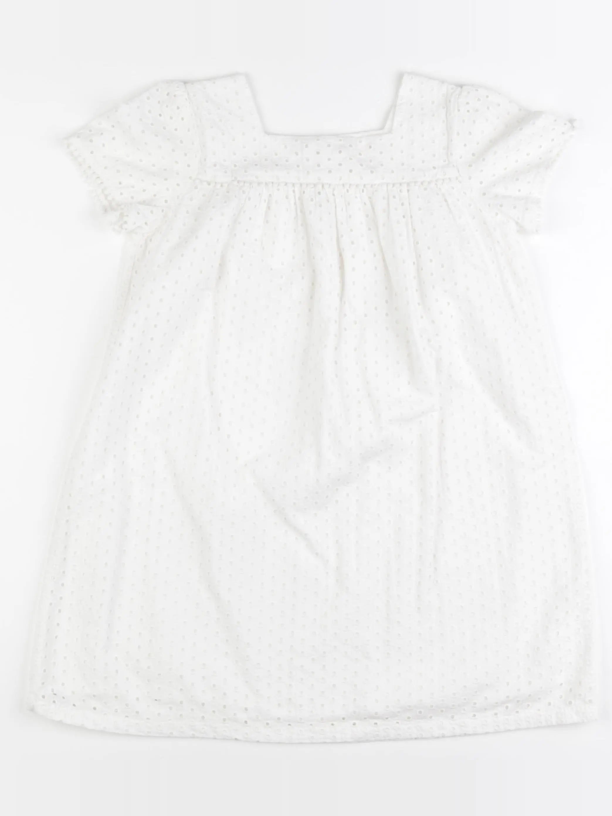 Monoprix - robe blanc - 6 ans