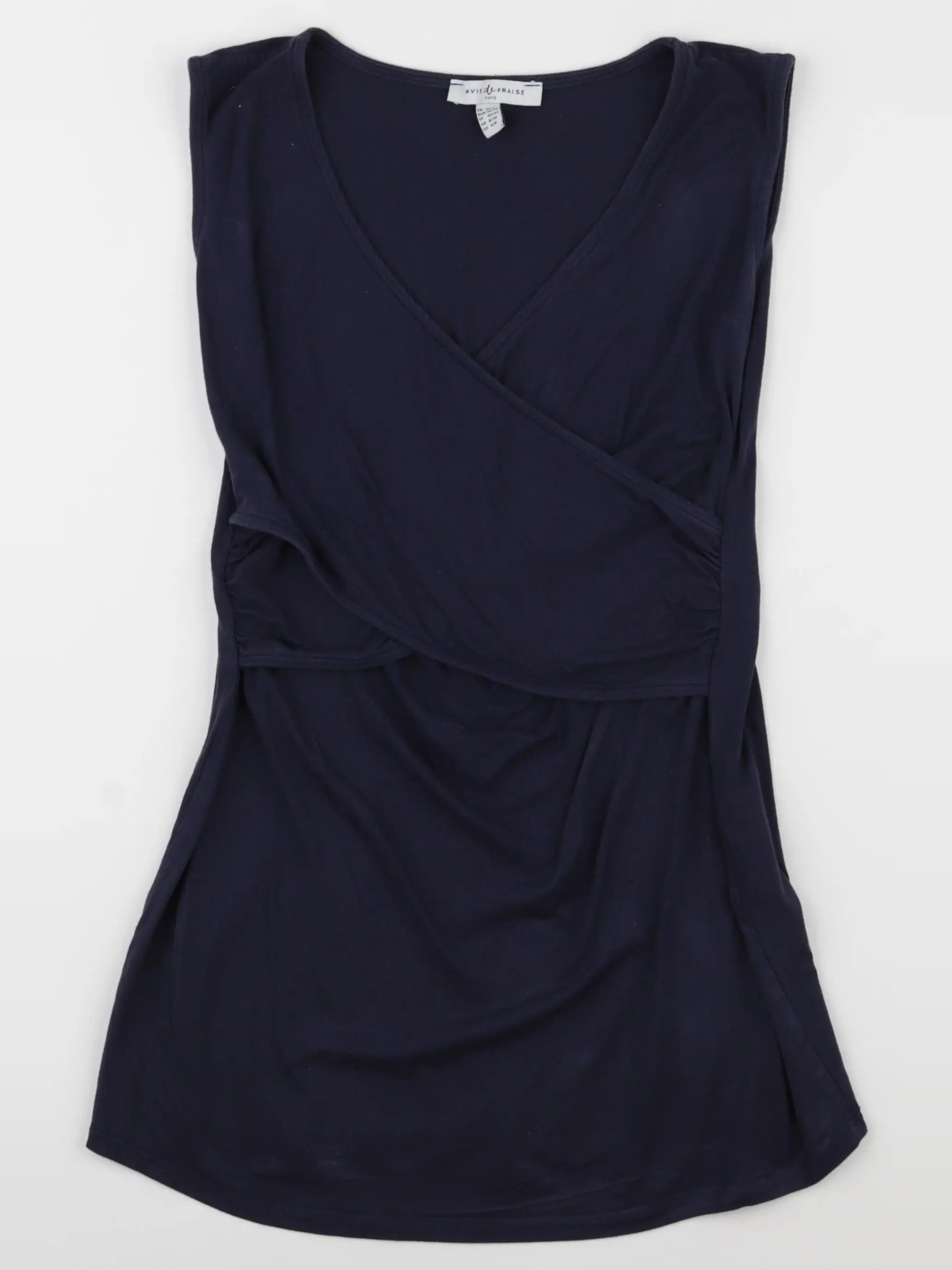 Envie de fraise - tee-shirt grossesse bleu - 36 à 38