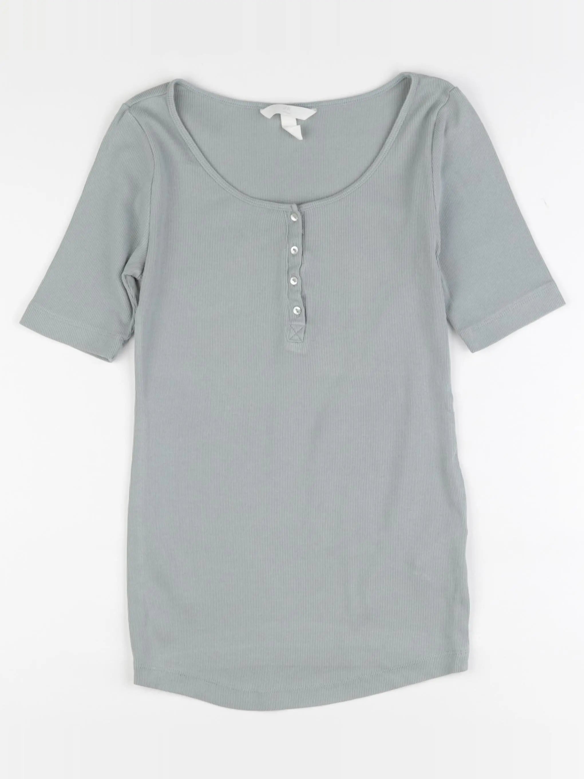 H&M - tee-shirt grossesse vert - xs