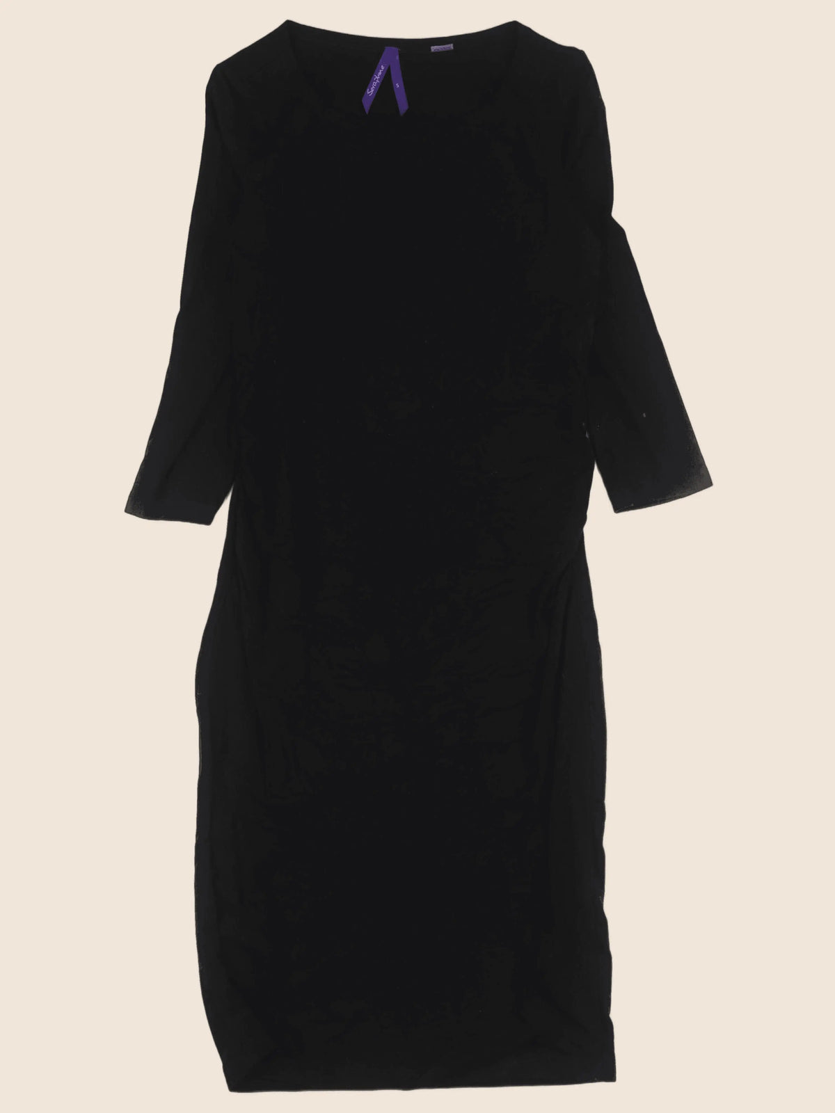 Seraphine - robe grossesse noir - s