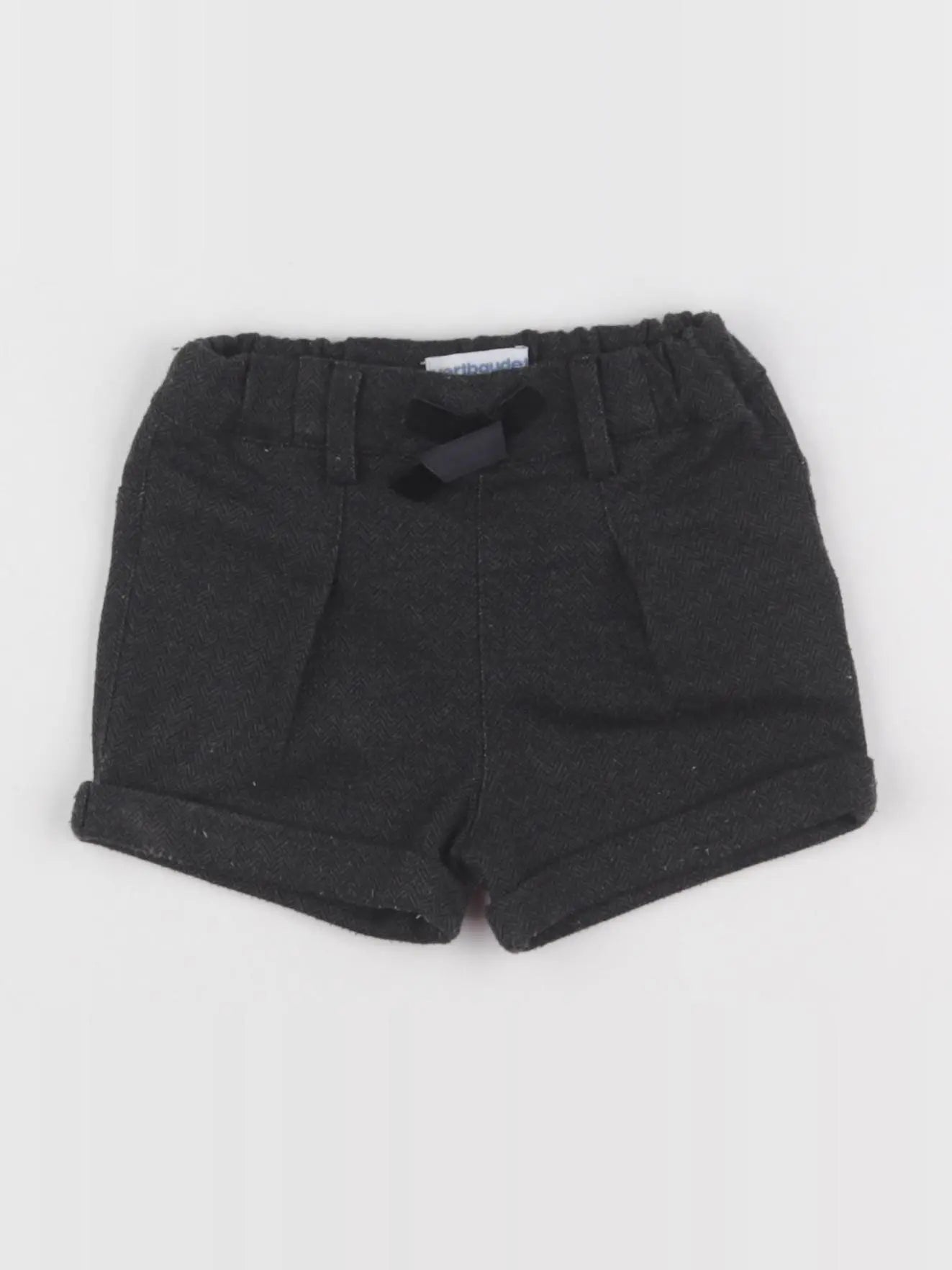 Vertbaudet - short gris - 9 mois