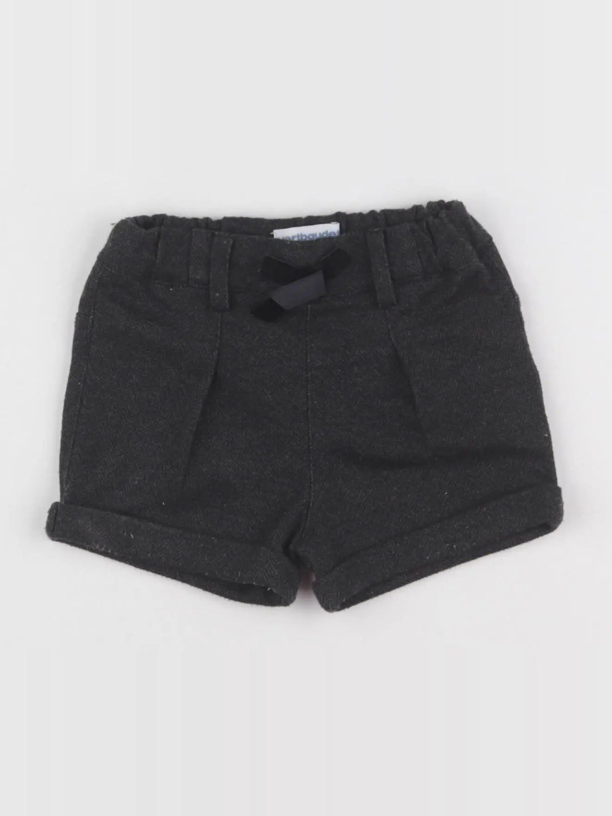 Vertbaudet - short gris - 9 mois