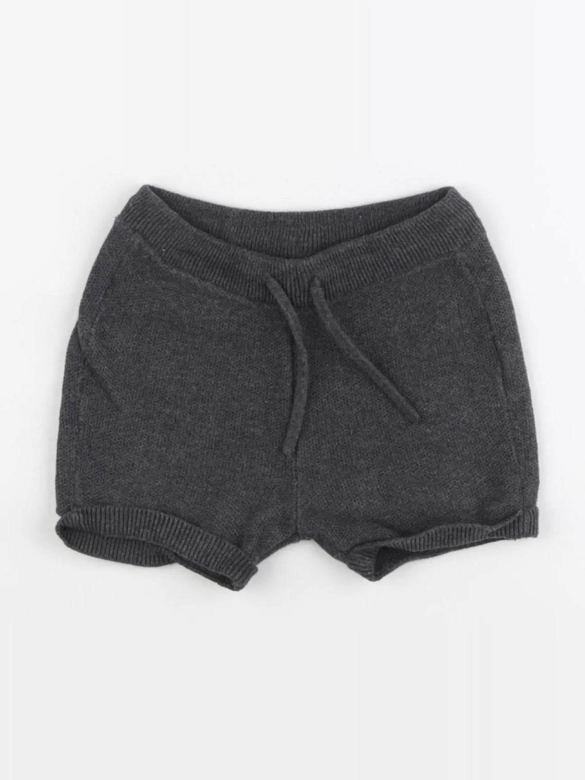 Zara - short gris - 12/18 mois