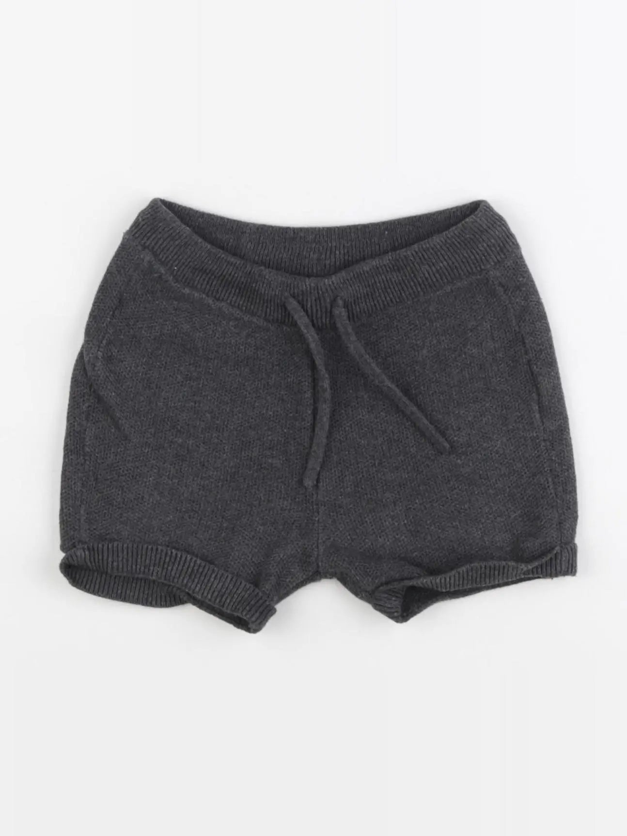 Zara - short gris - 12/18 mois