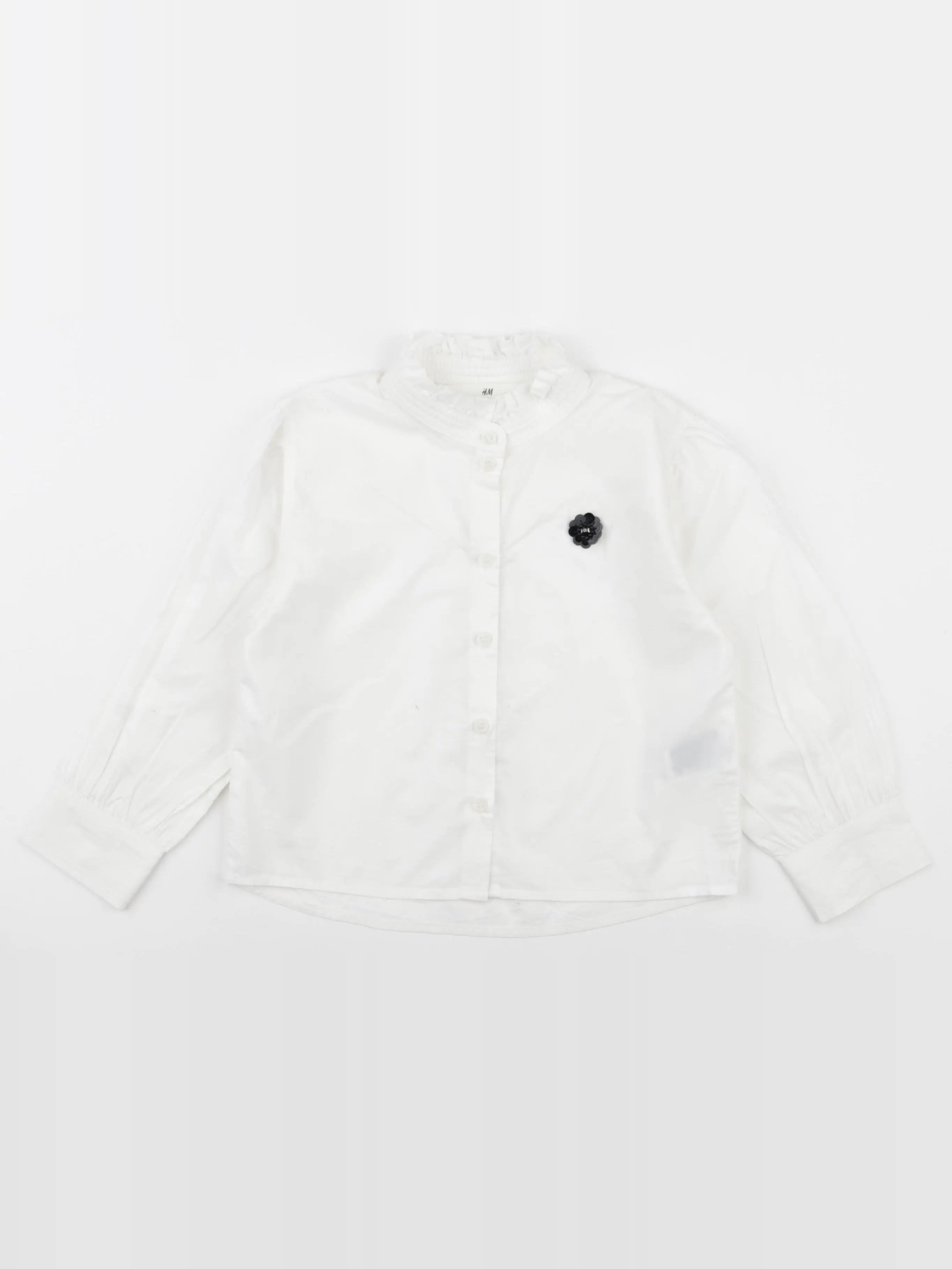 H&M - chemise blanc - 3/4 ans