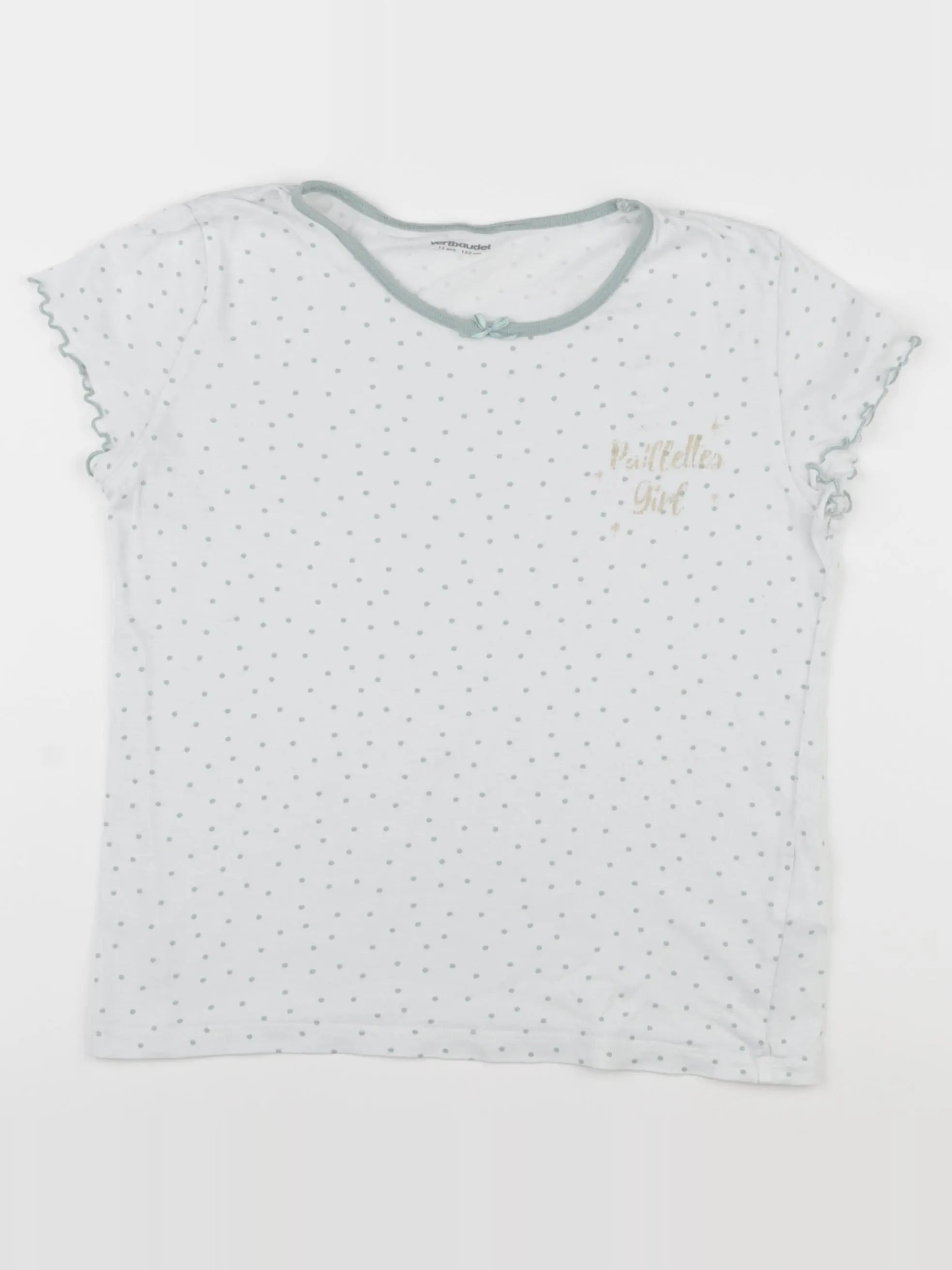 Vertbaudet - maillot de corps vert - 12 ans