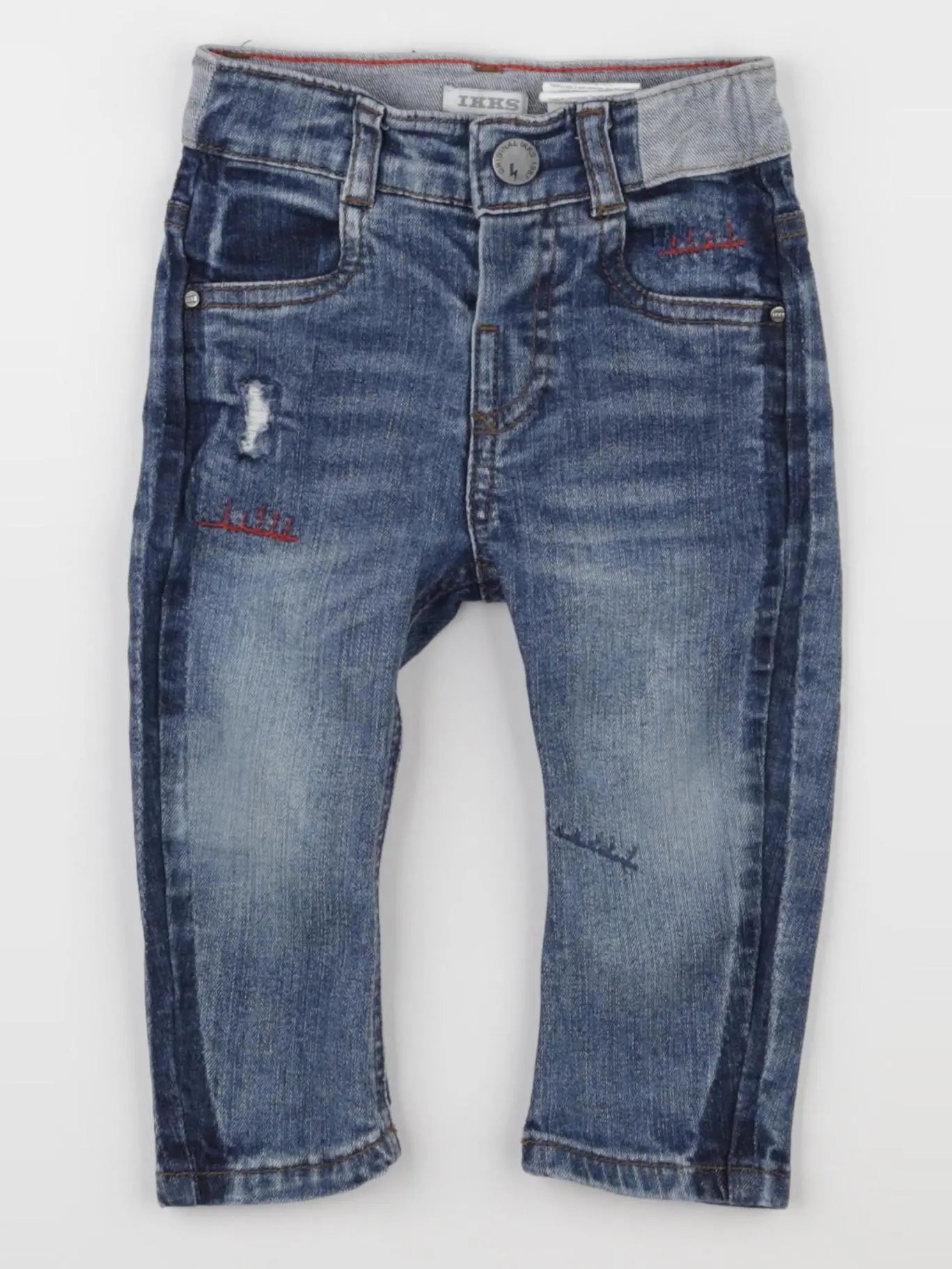 IKKS - jean bleu - 12 mois