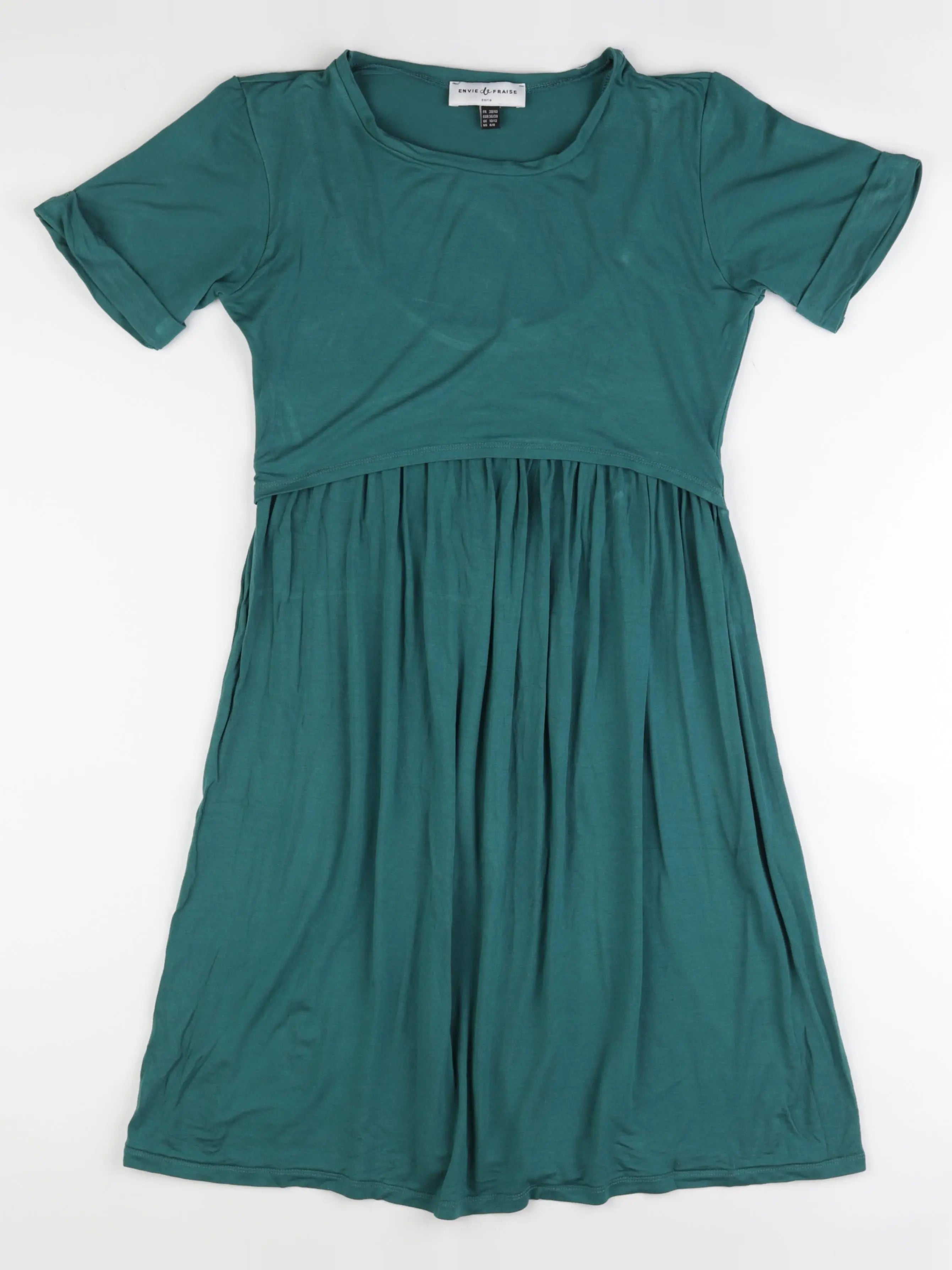 Envie de fraise - robe grossesse vert - 38 à 40