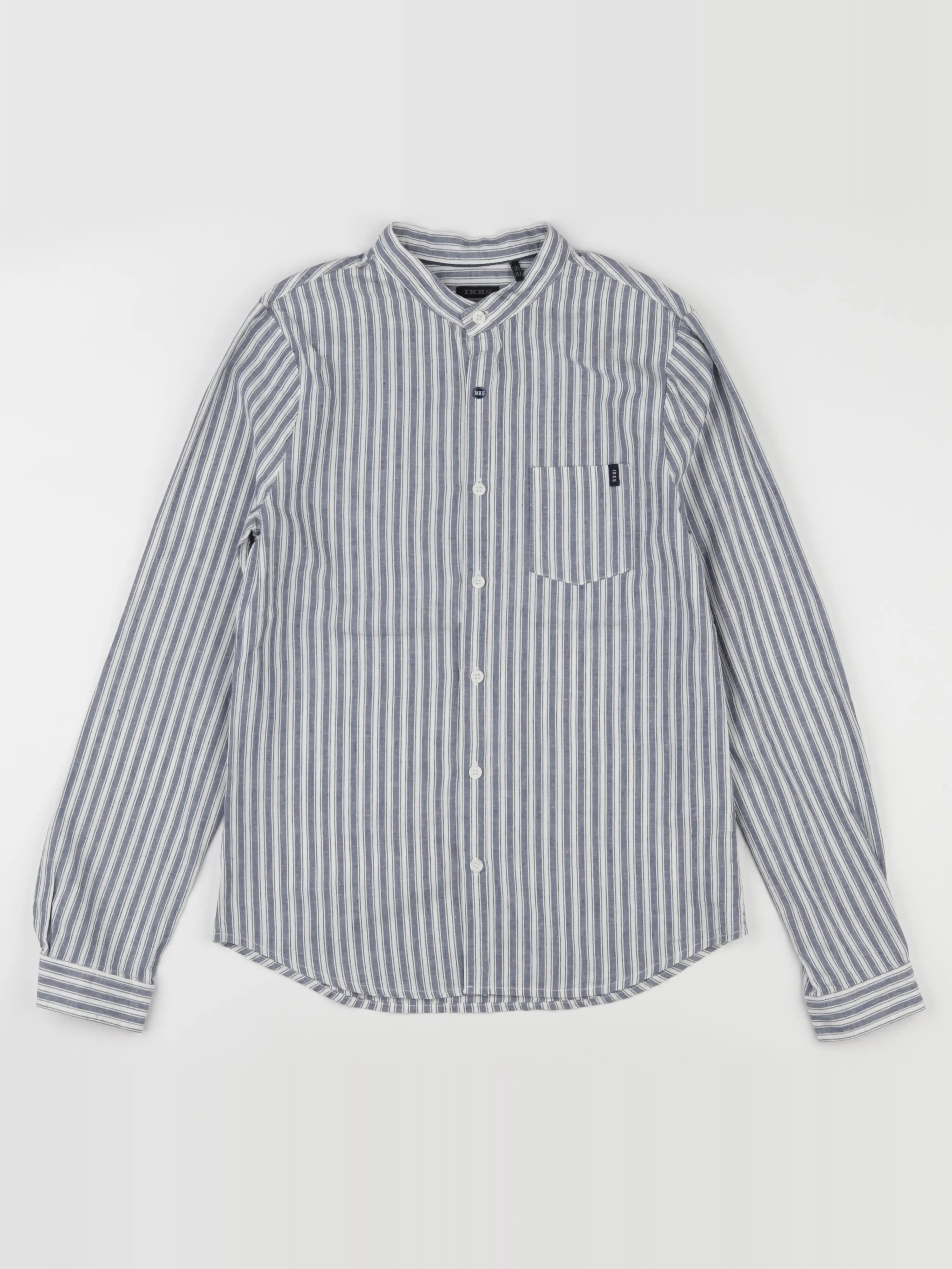 IKKS - chemise blanc, bleu - 12 ans