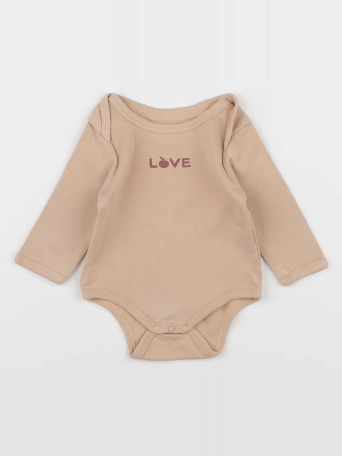 Vertbaudet - body marron - 3 mois