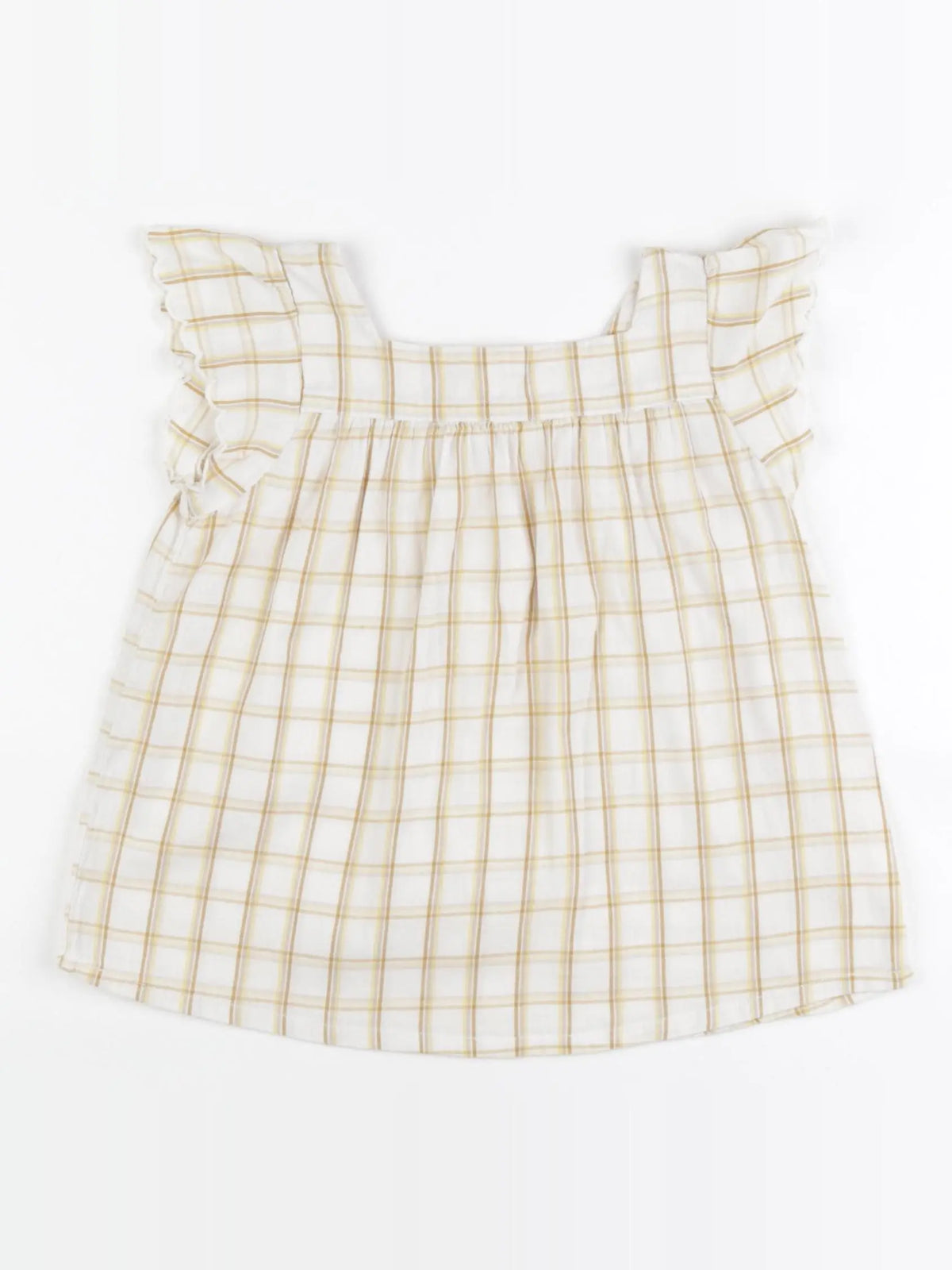 Cyrillus - blouse beige, jaune - 4 ans