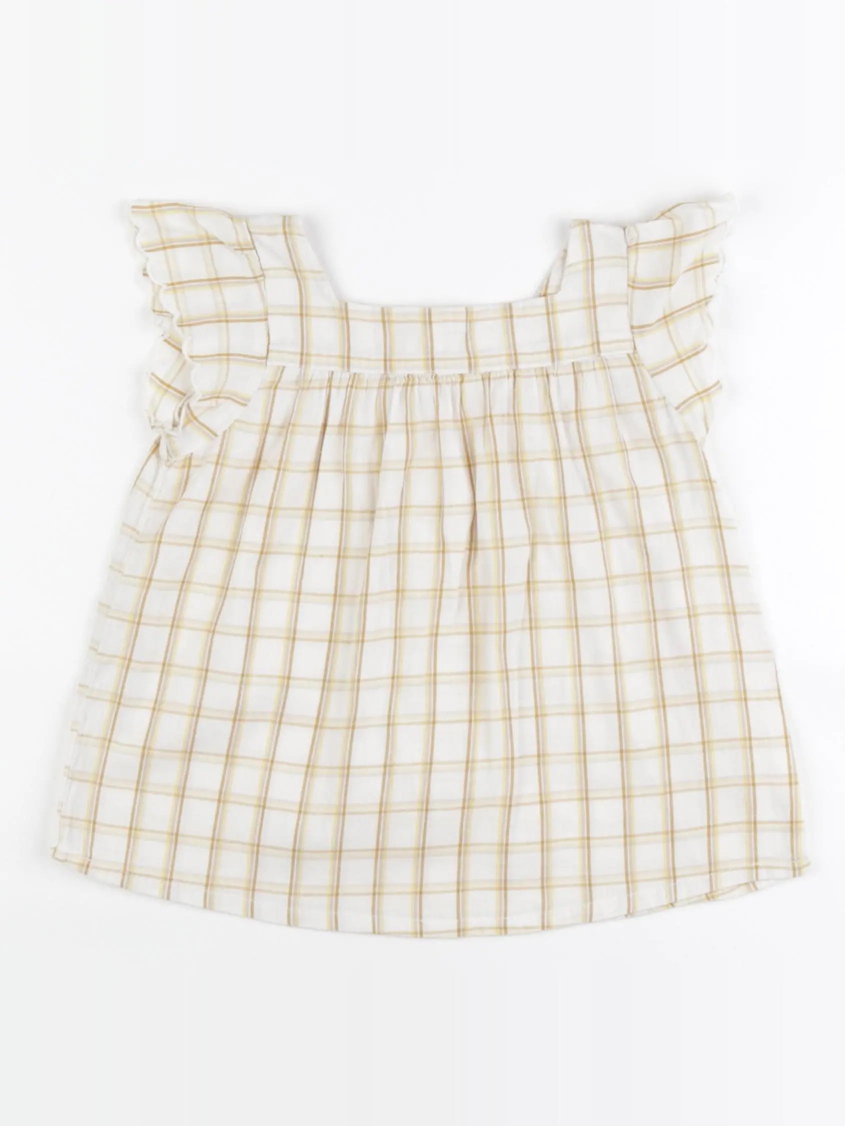 Cyrillus - blouse beige, jaune - 4 ans