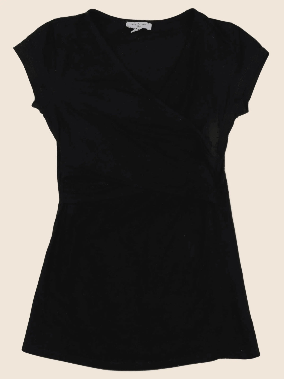 Envie de fraise - robe grossesse, allaitement noir - 36 à 38