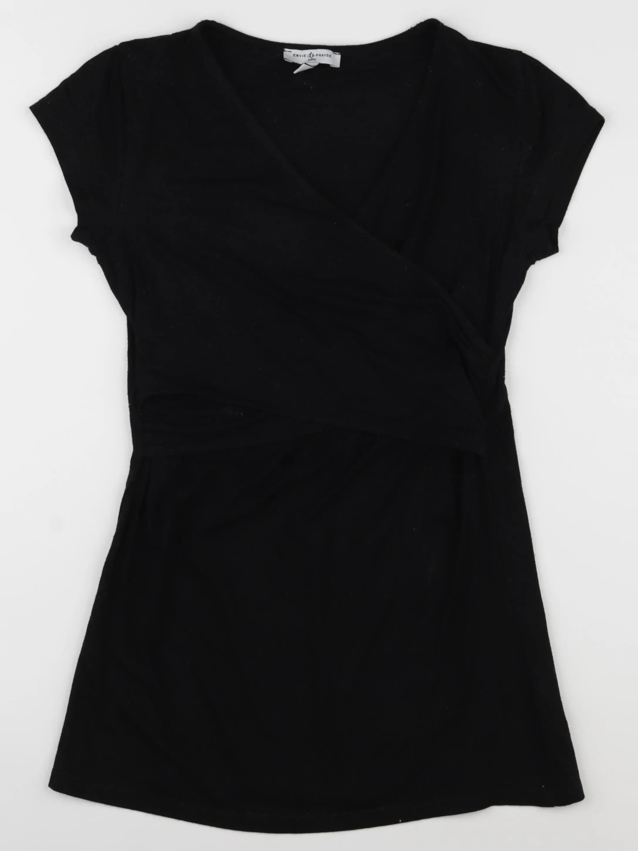 Envie de fraise - robe grossesse, allaitement noir - 36 à 38
