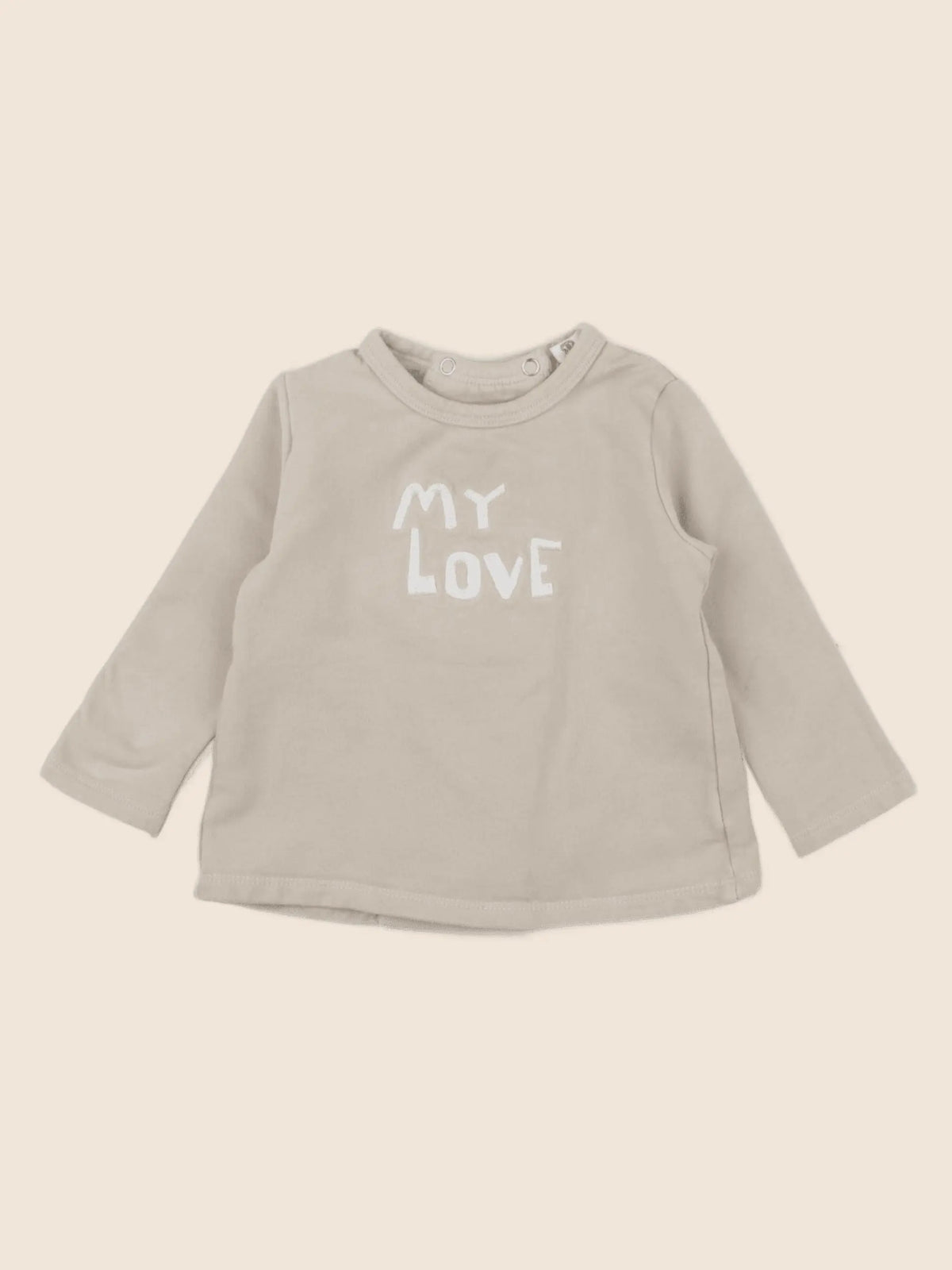 La Redoute - sweat beige - 12 mois
