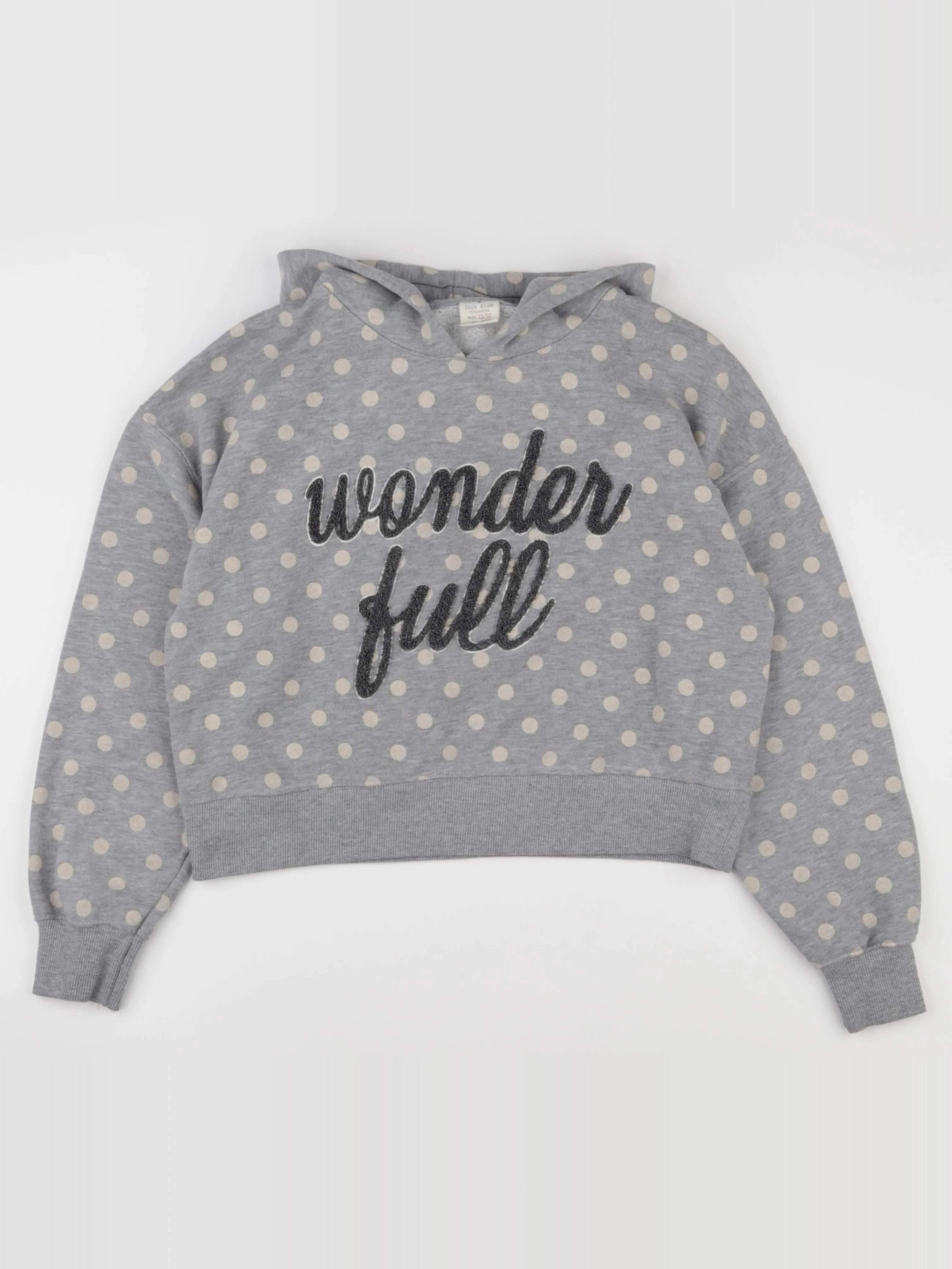 Zara - sweat gris - 11/12 ans