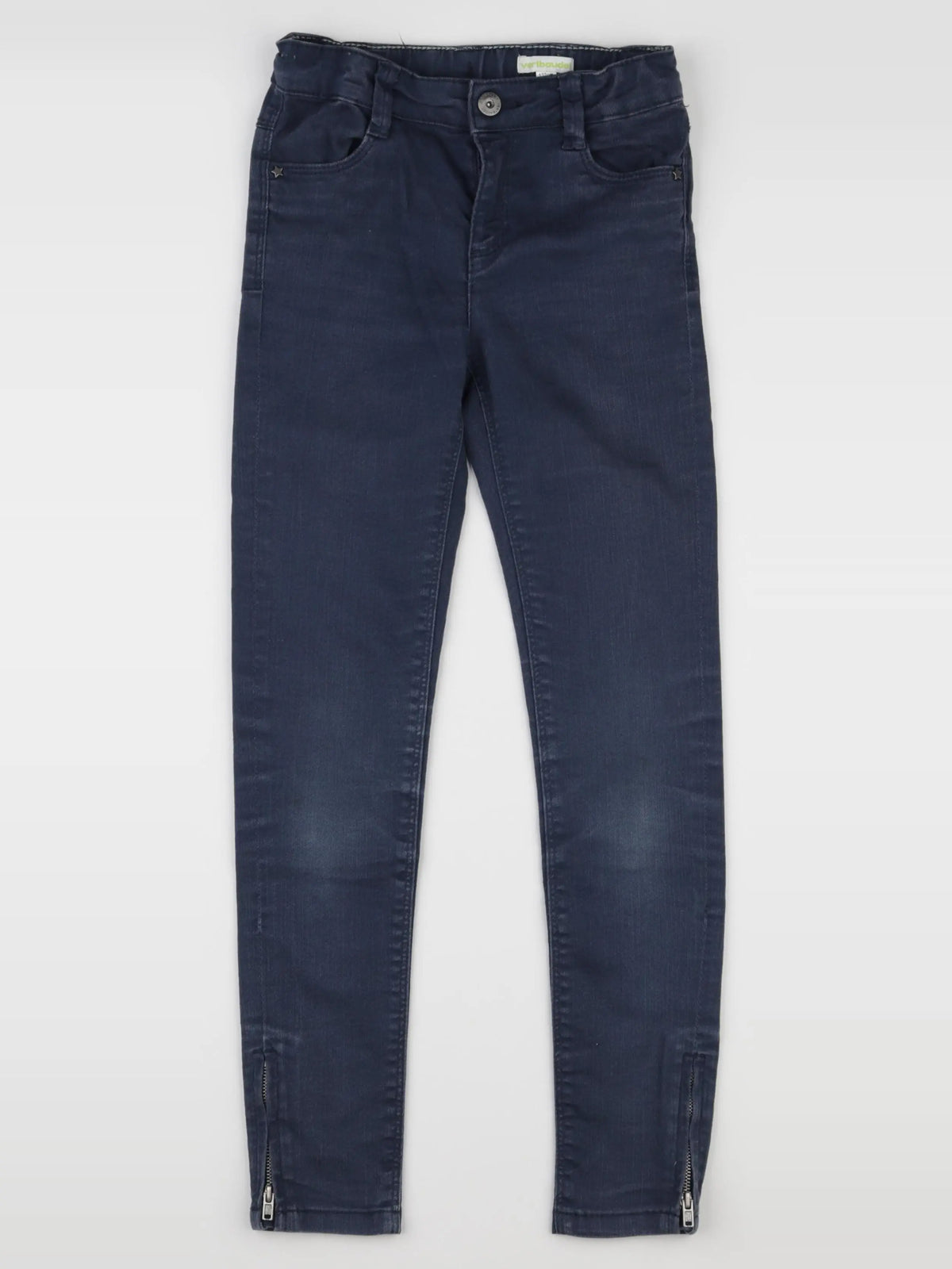 Vertbaudet - pantalon bleu - 9 ans