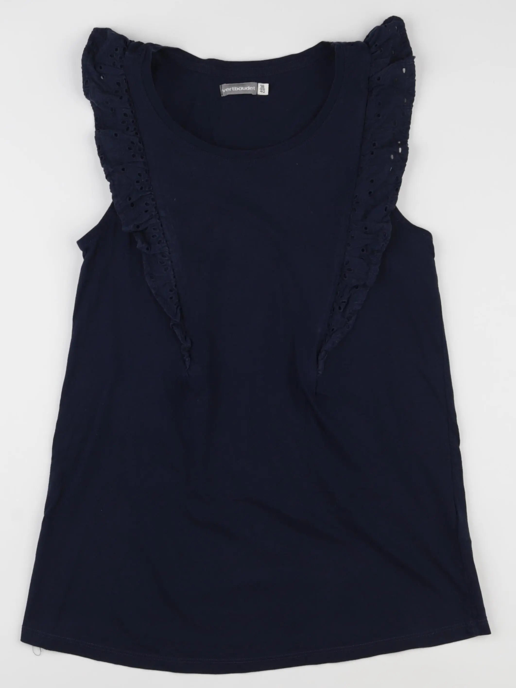 Vertbaudet - tee-shirt grossesse bleu - 38 à 40