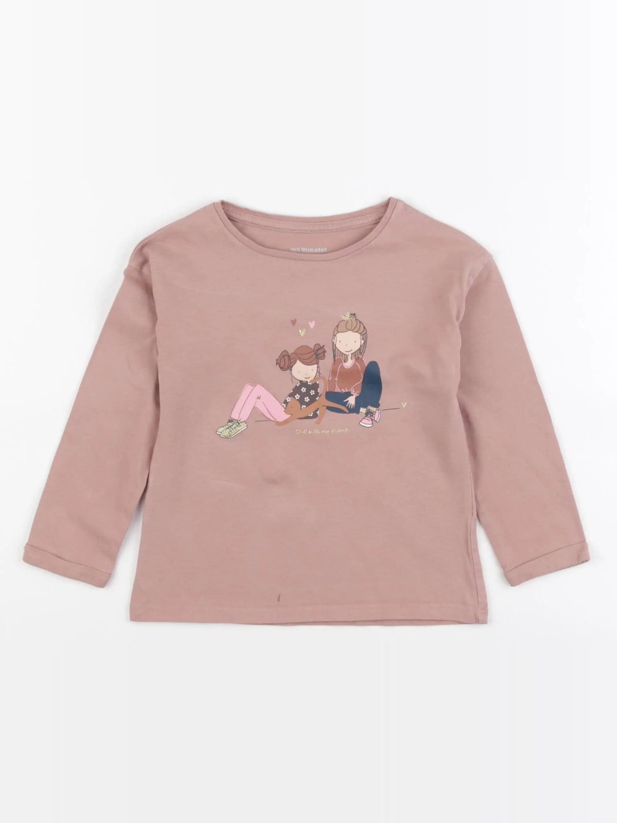 Vertbaudet - tee-shirt rose - 3 ans