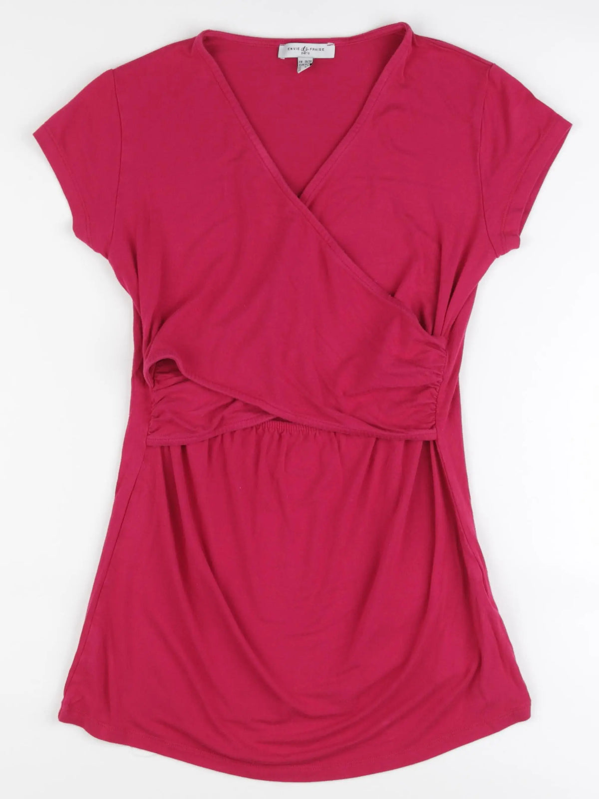 Envie de fraise - tee-shirt grossesse rose - 36 à 38