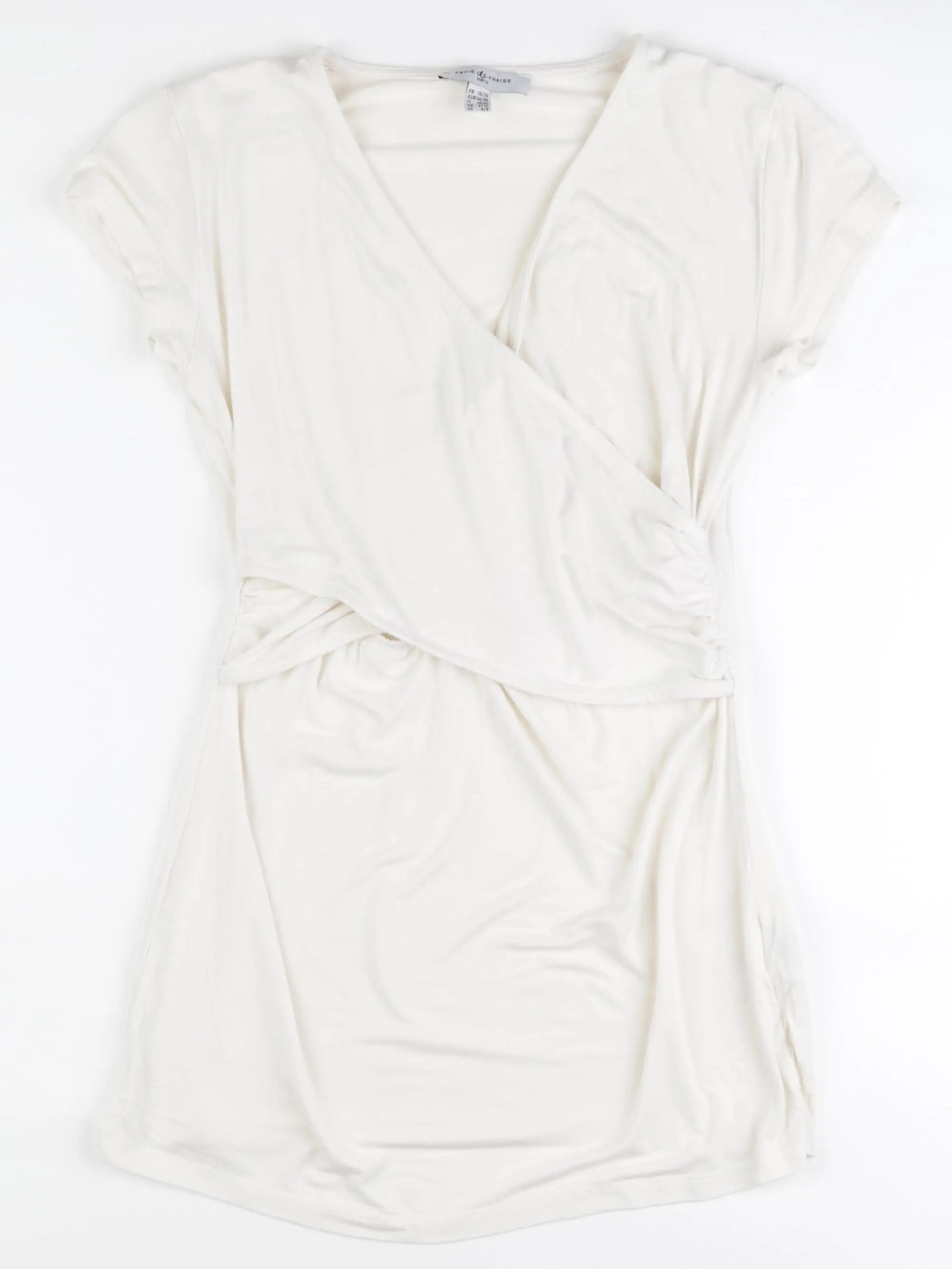 Envie de fraise - tee-shirt grossesse beige - 36 à 38
