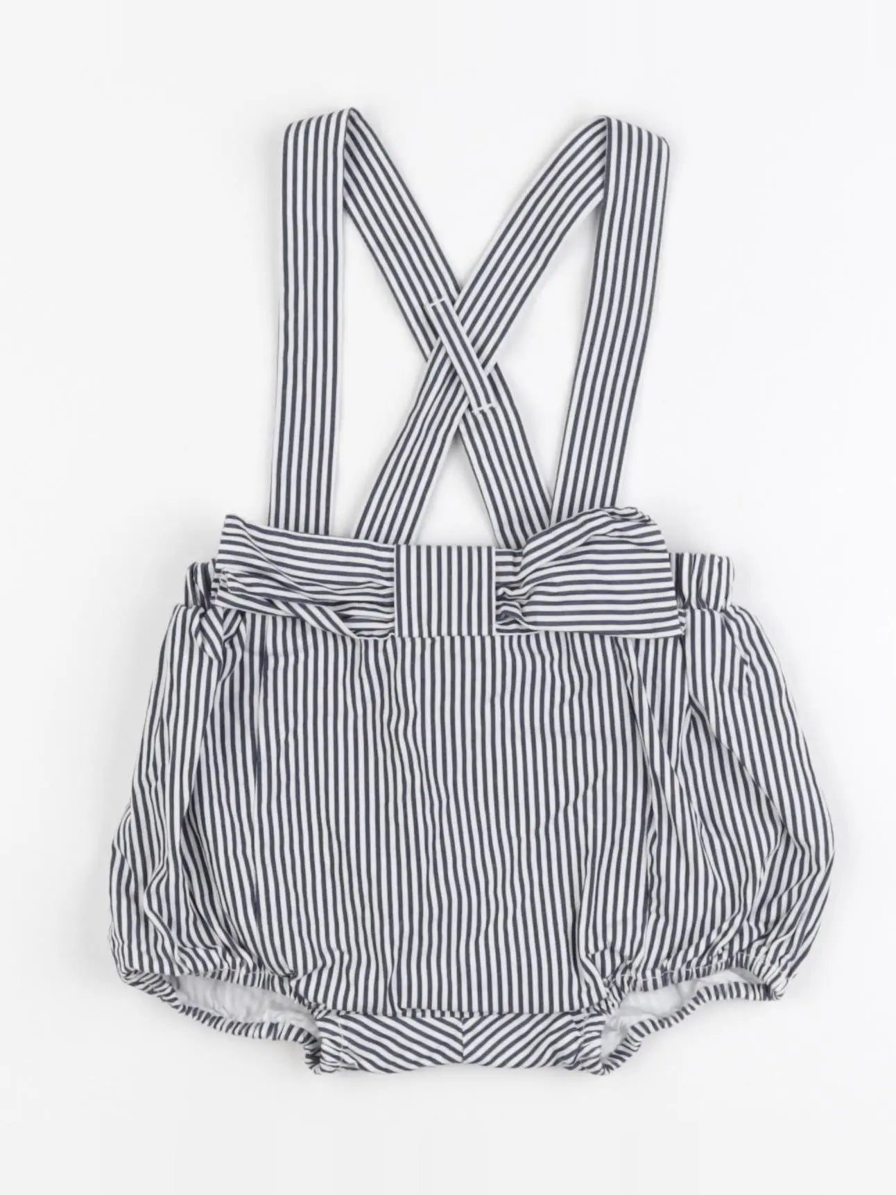 Jacadi - bloomer blanc, bleu - 6 mois