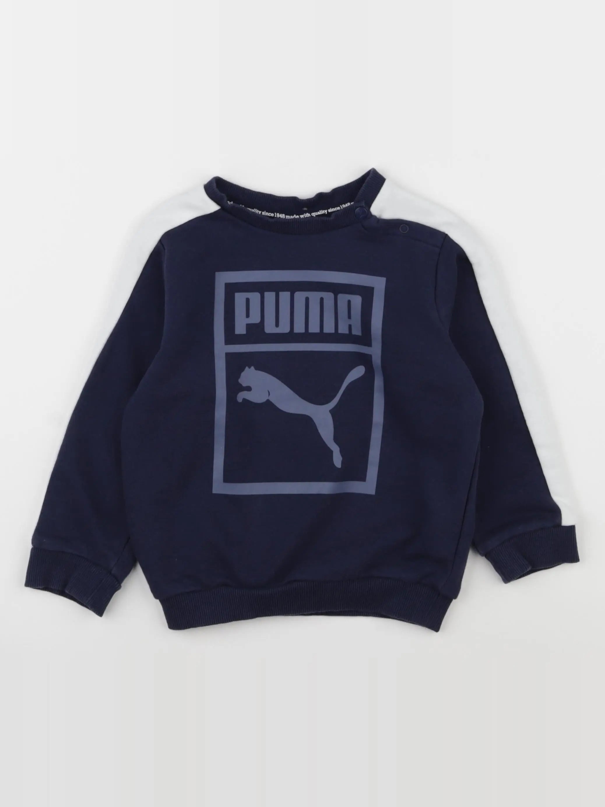 Puma - sweat bleu - 18 mois