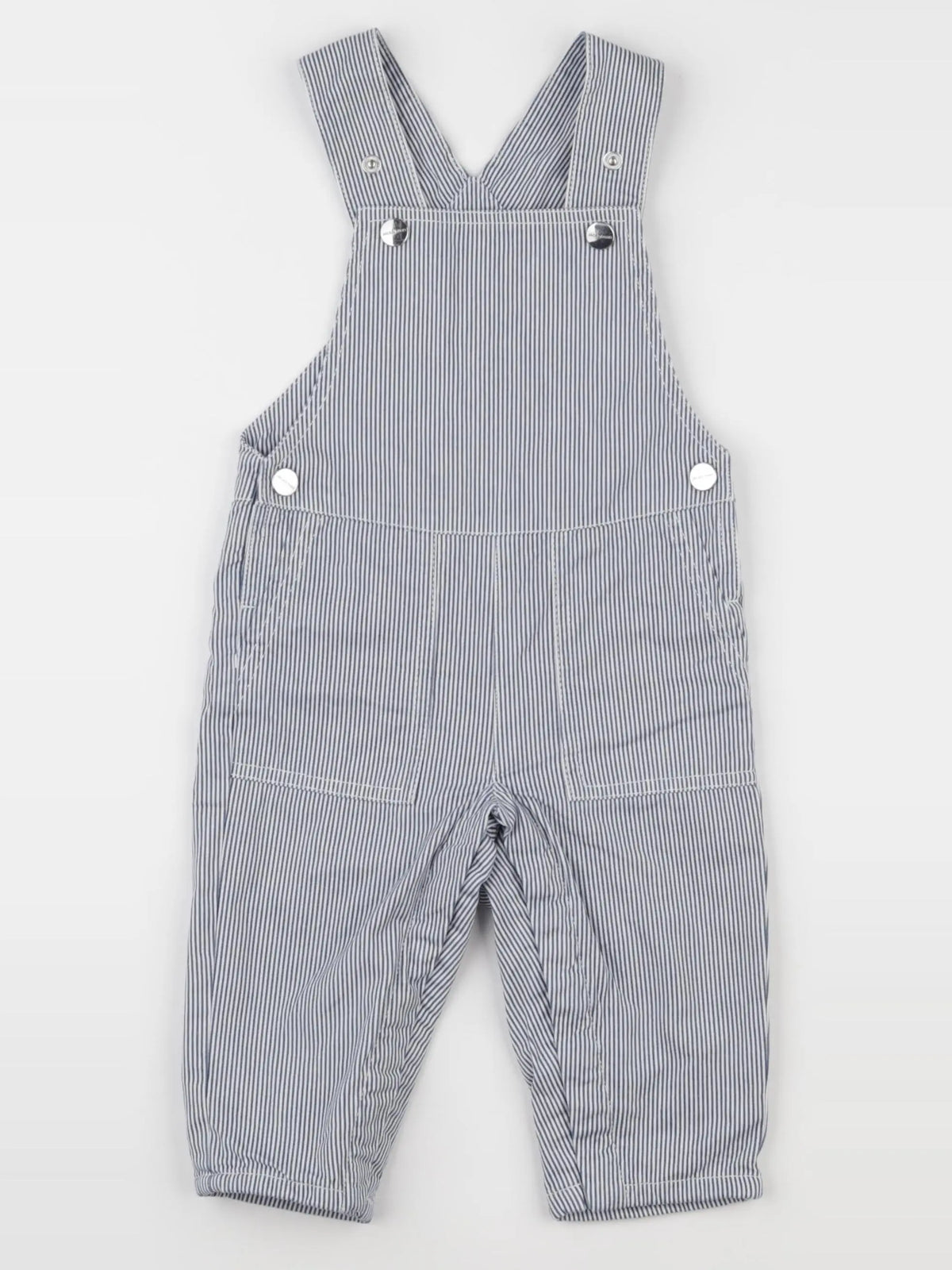 Jacadi - combinaison bleu, blanc - 12 mois