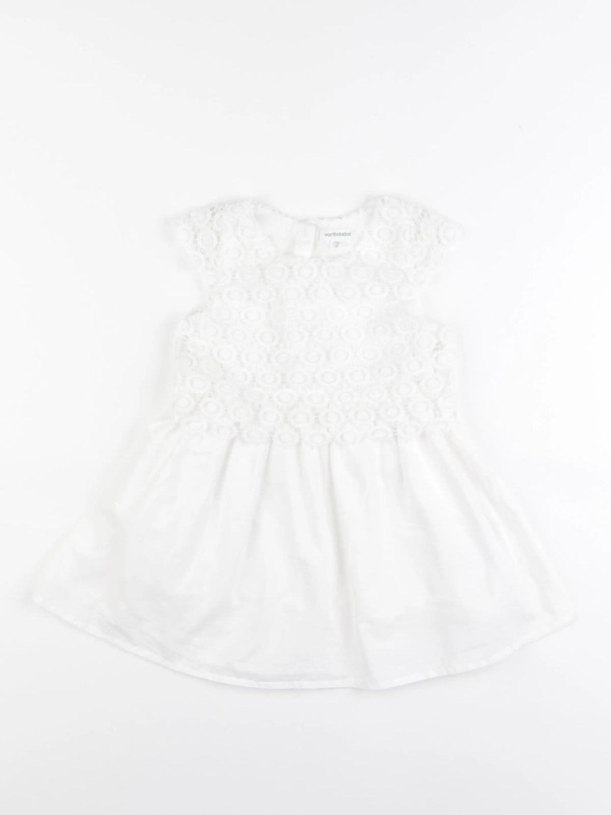 Vertbaudet - robe blanc - 2 ans