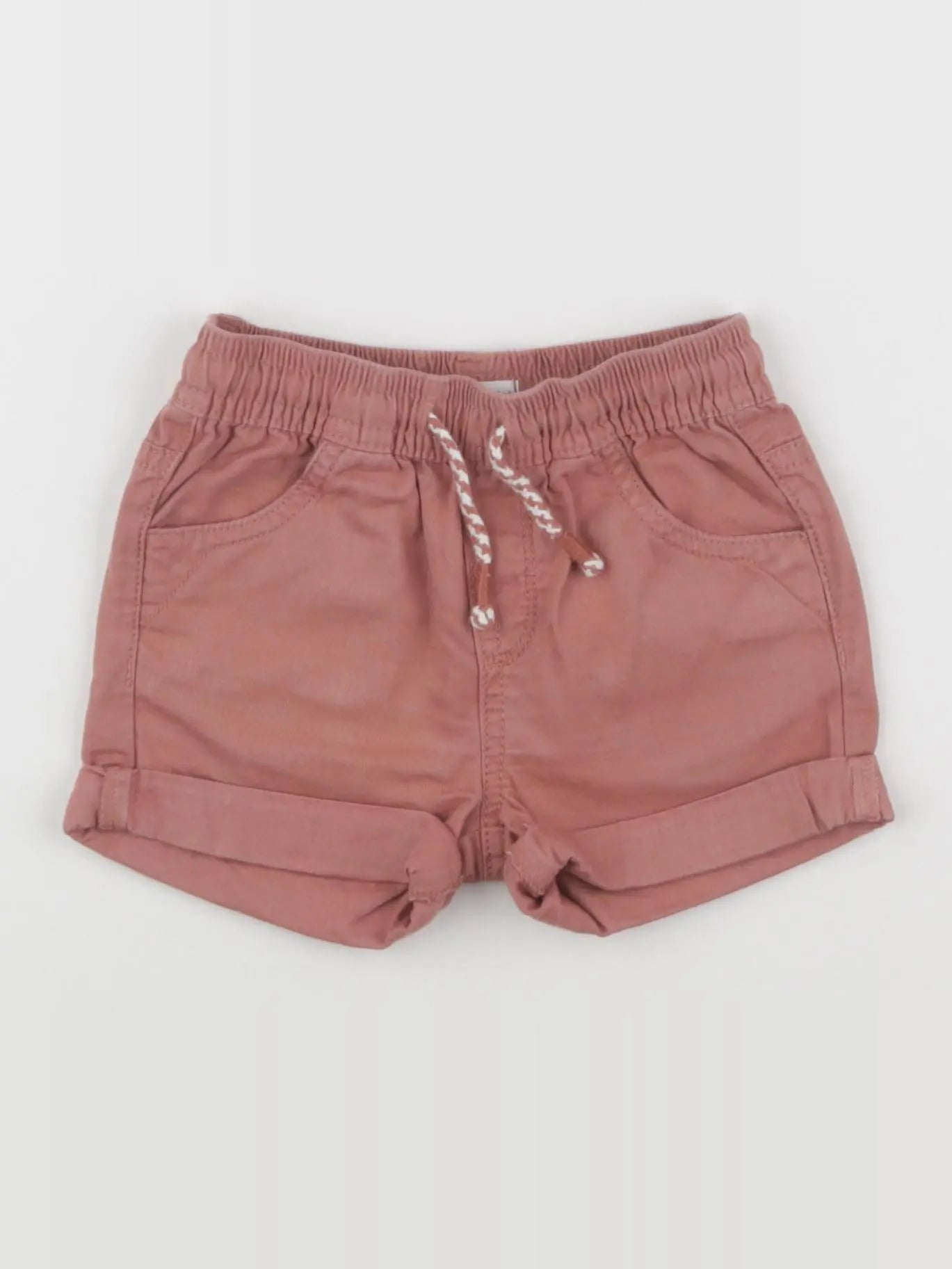 Vertbaudet - short rouge - 12 mois