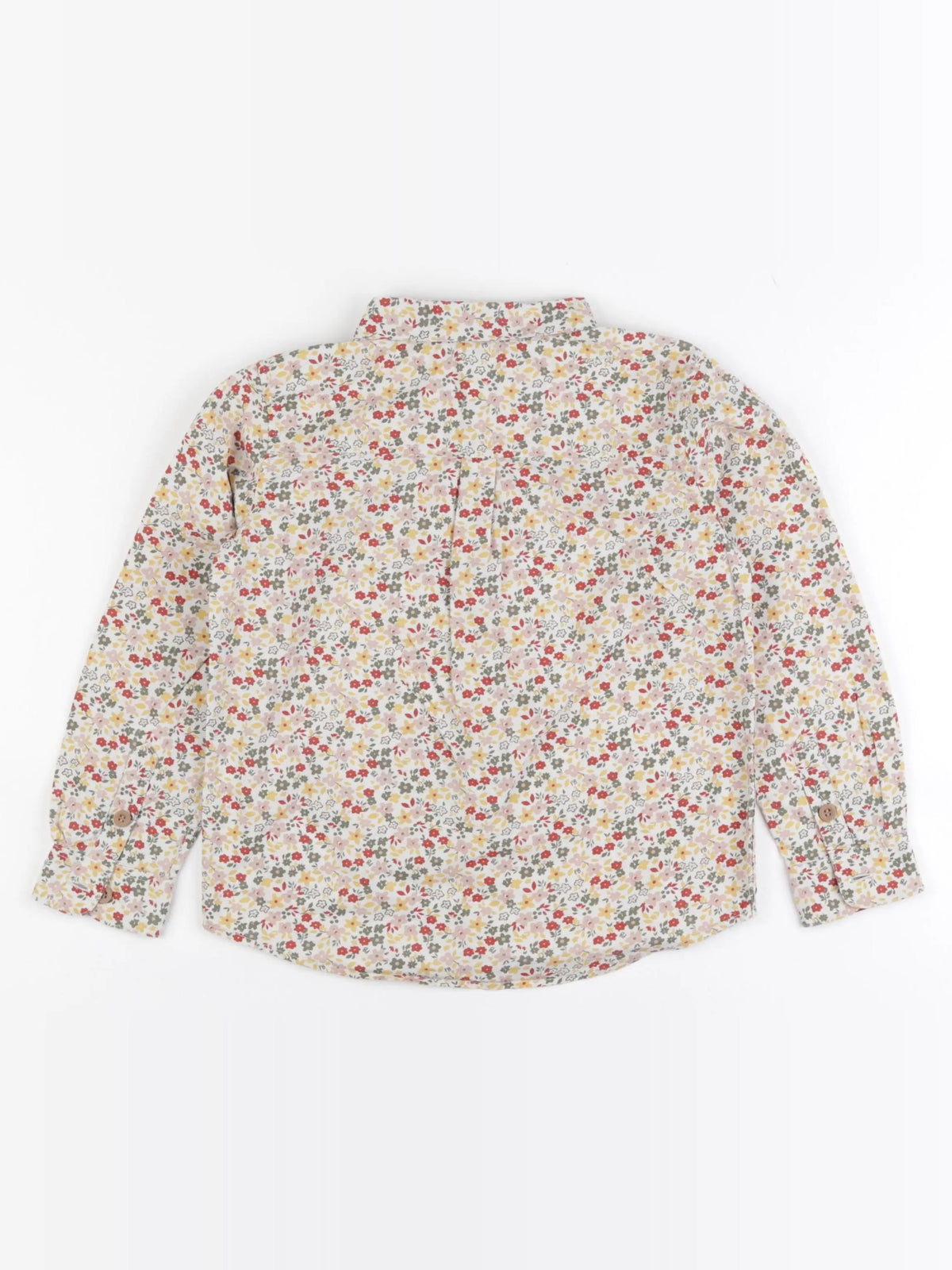 Petit Bateau - blouse jaune, multicolore - 6 ans