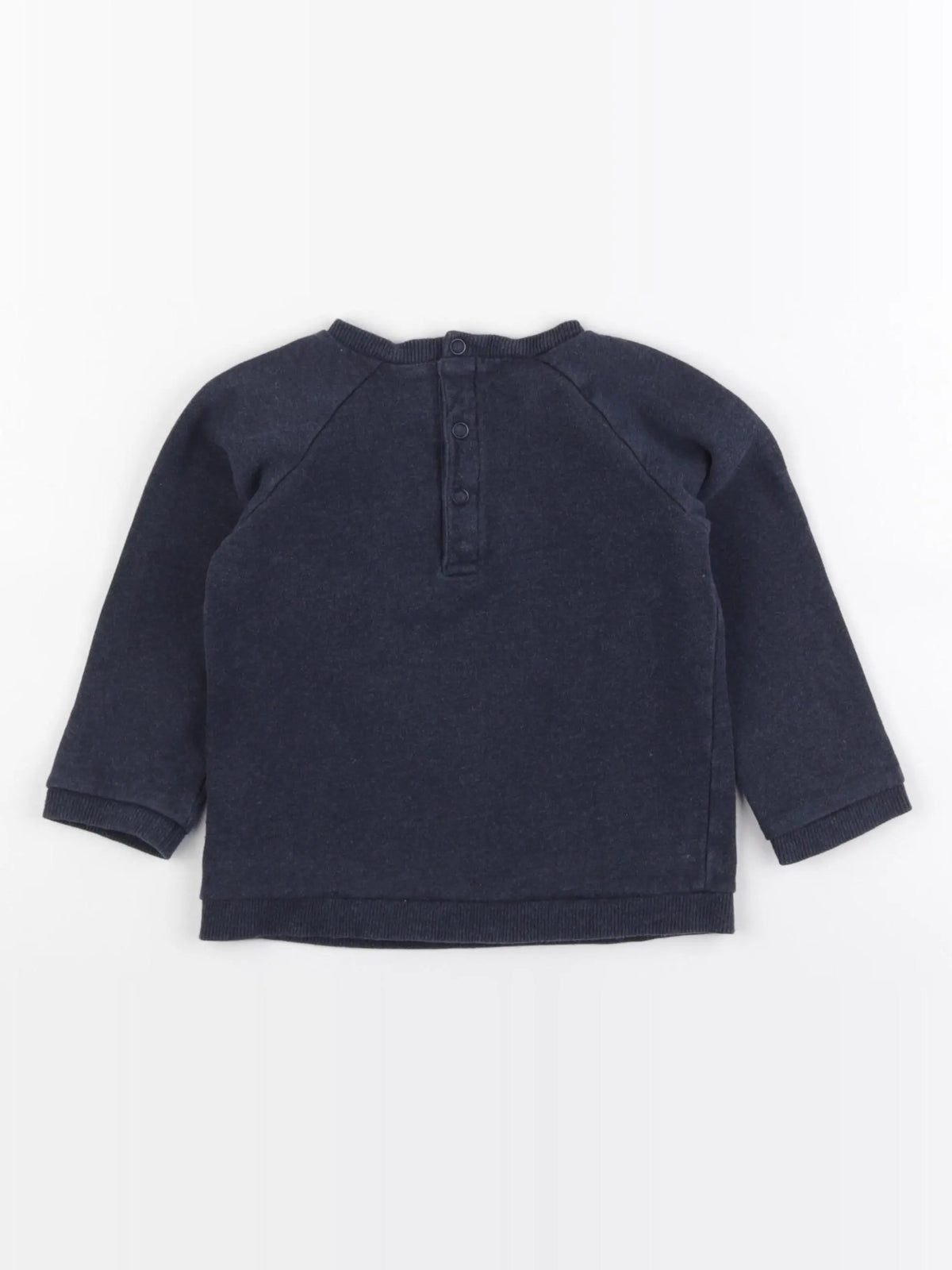 Boutchou - sweat bleu - 36 mois
