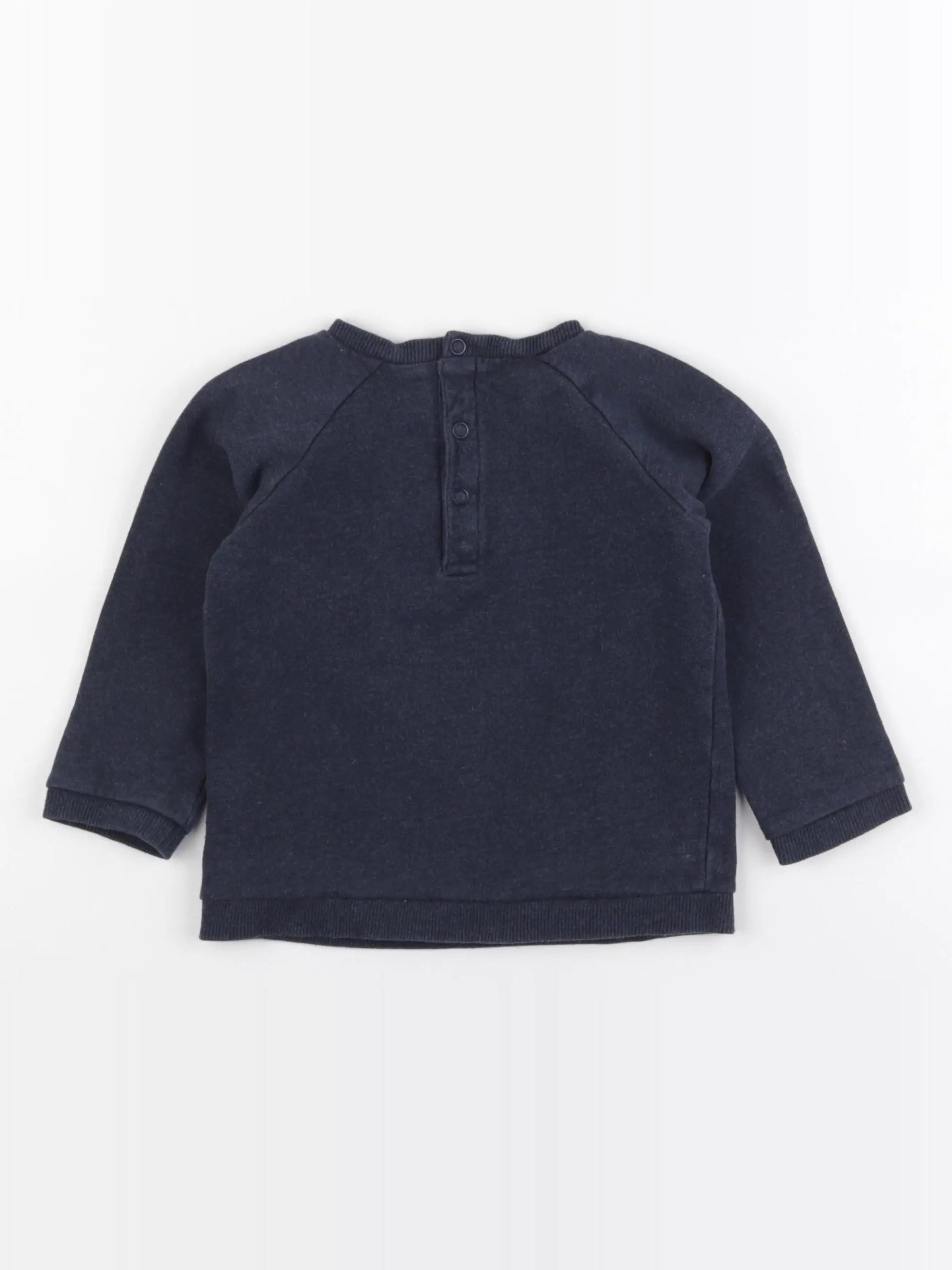 Boutchou - sweat bleu - 36 mois