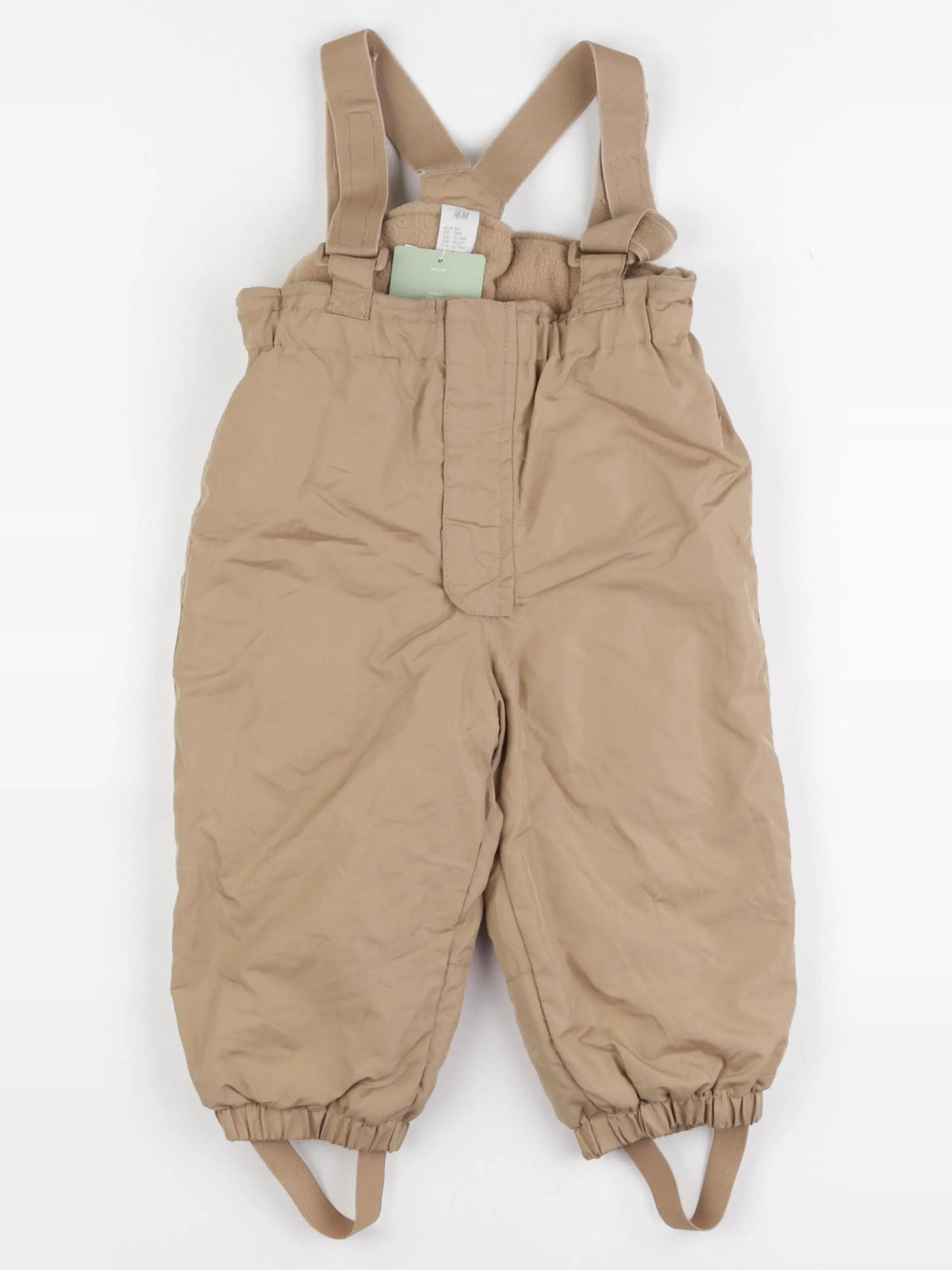 H&M - pantalon de ski marron (état neuf) - 18 mois