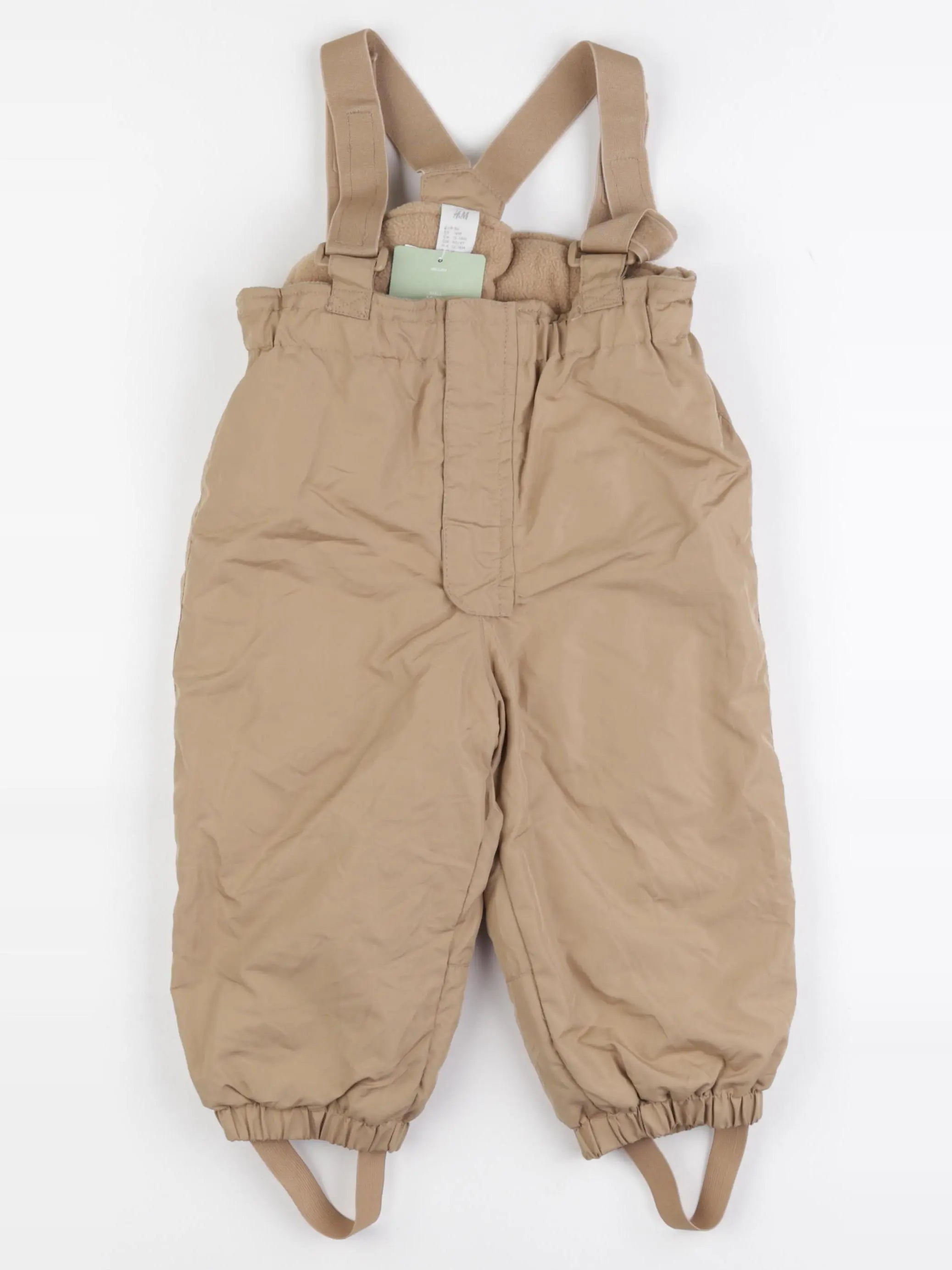 H&M - pantalon de ski marron (état neuf) - 18 mois